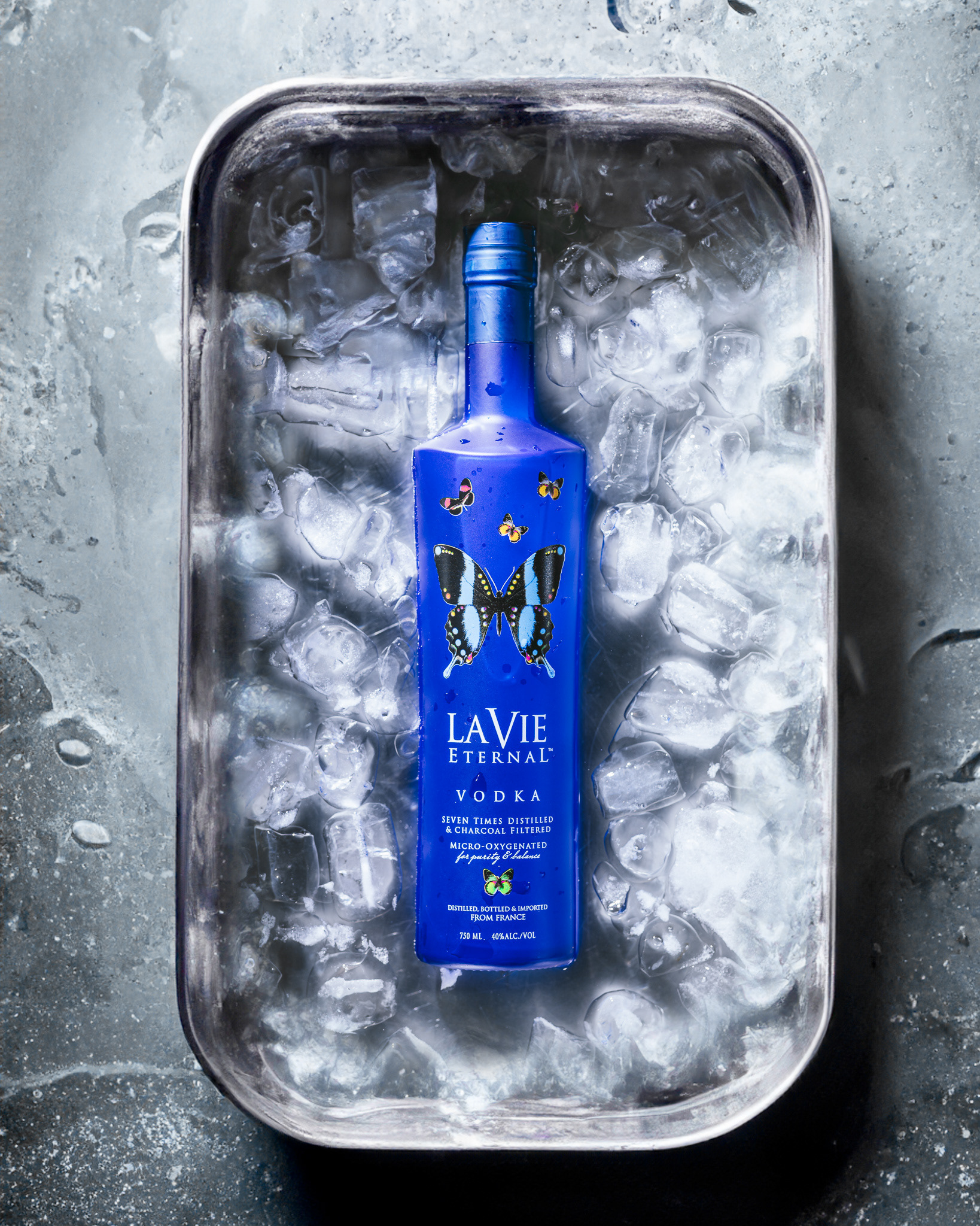 Photographie produit vodka : alcool & spiritueux