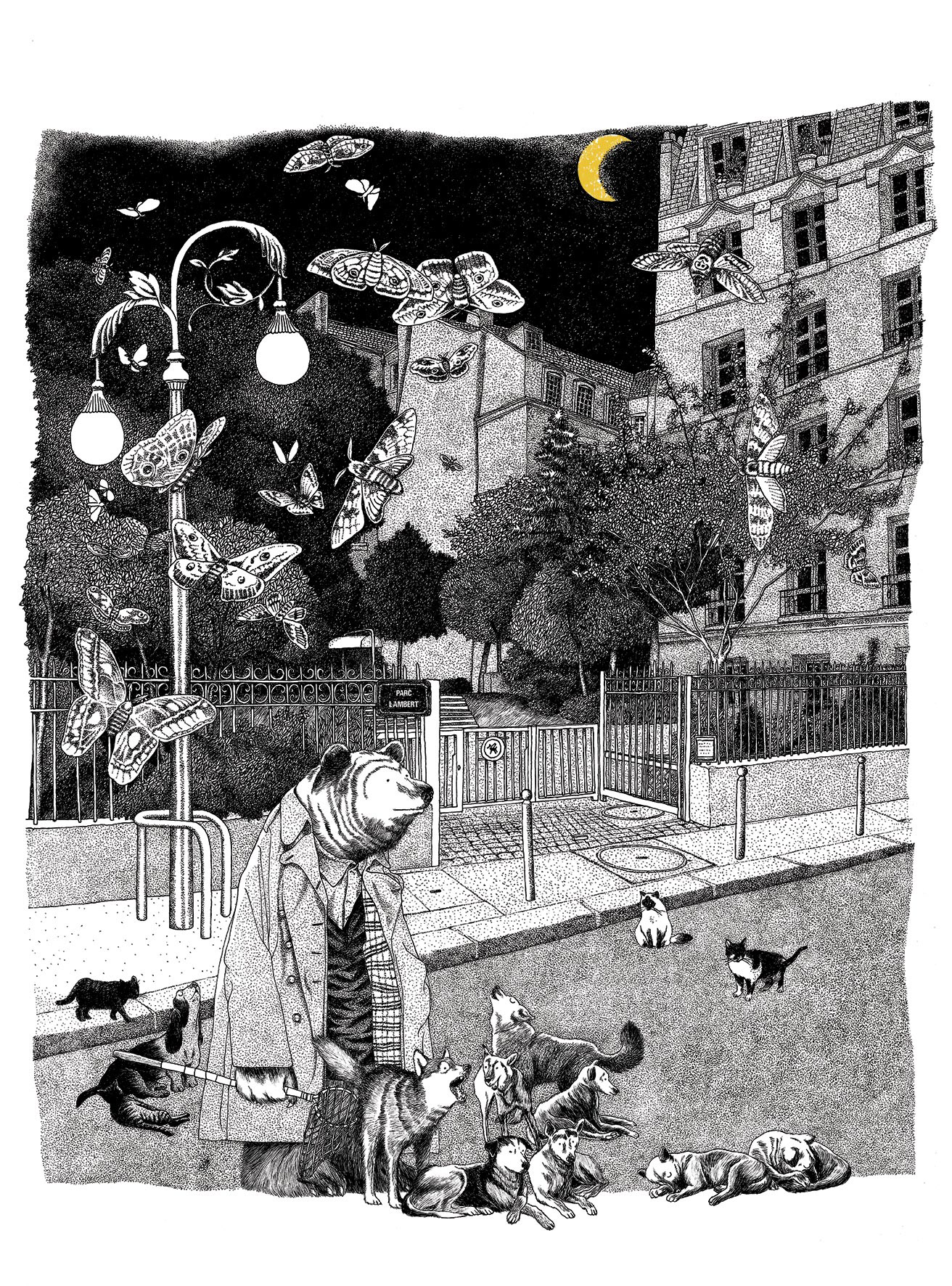 Macadam |  Le lampadaire | 2020