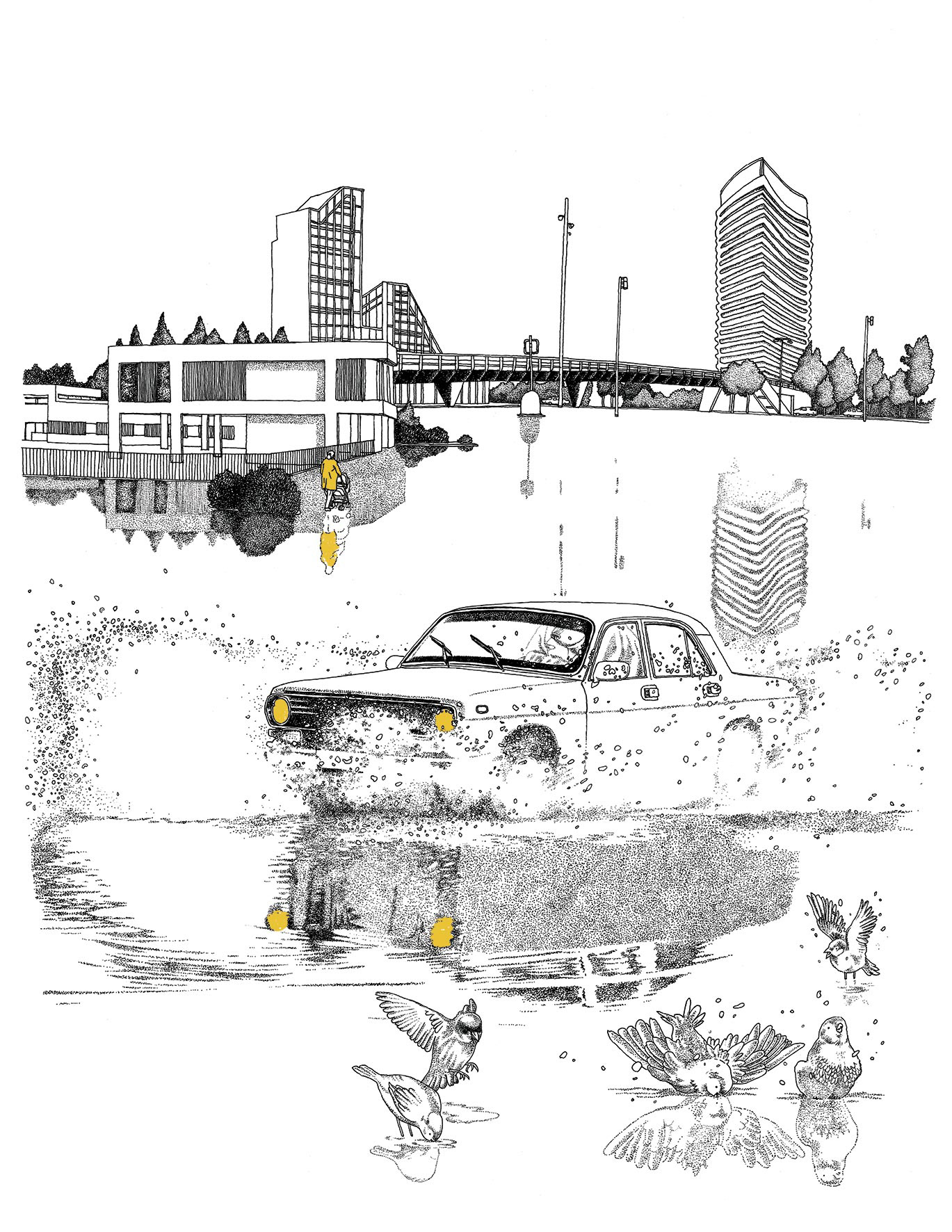 Macadam |  à la fenêtre | 2020