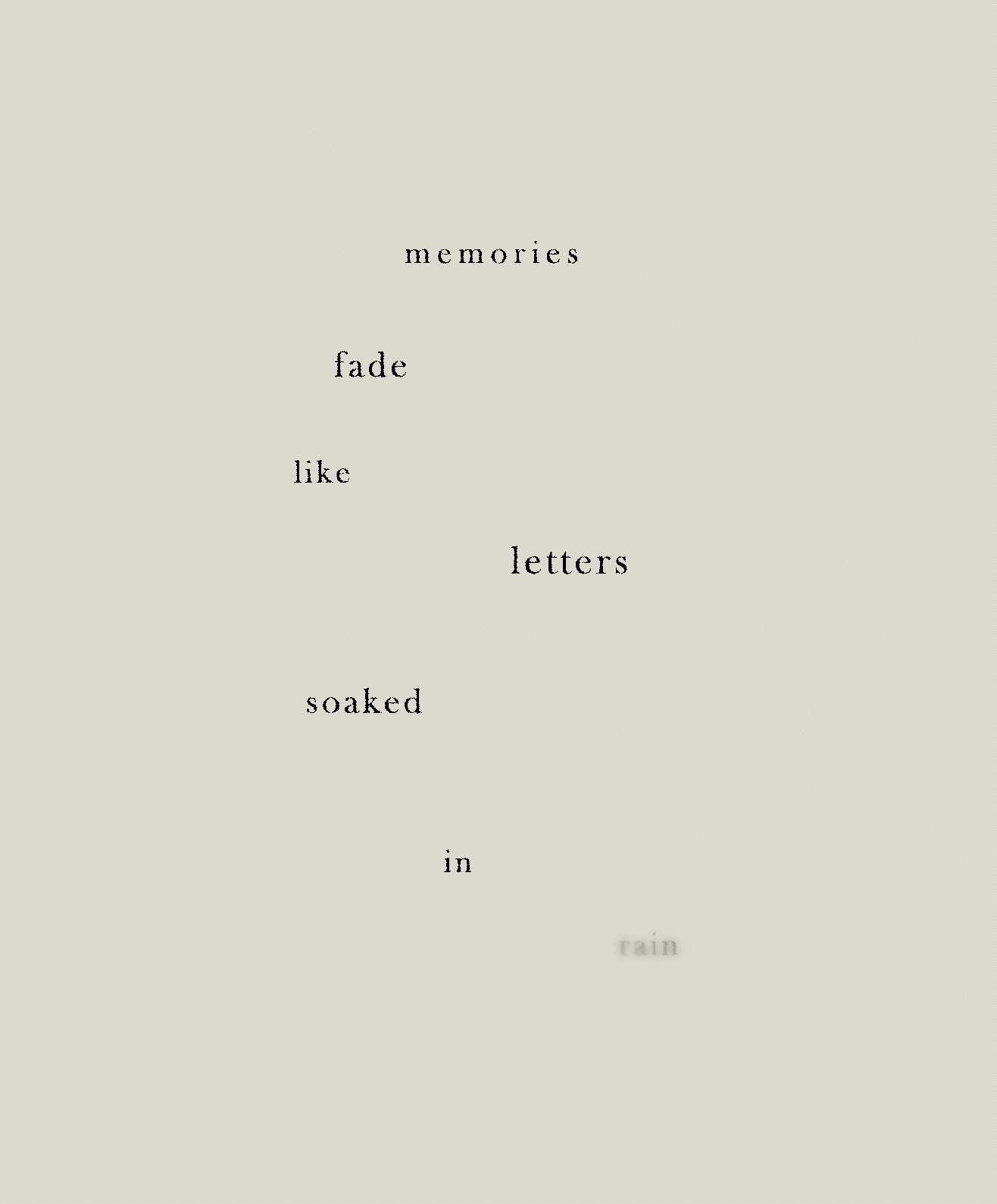 foggy memory
