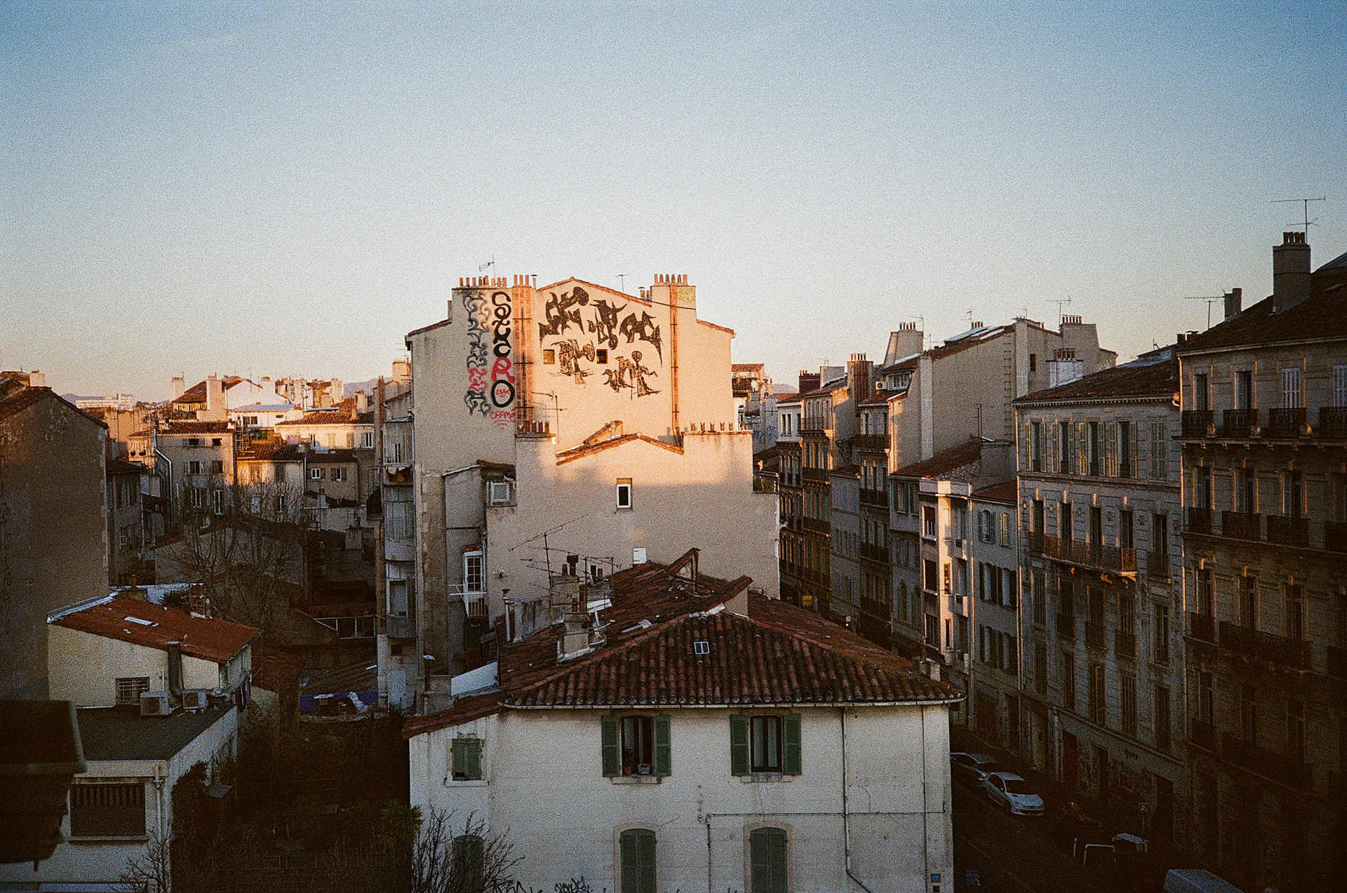 Marseille, couché de soleil, autour de mars 2024r