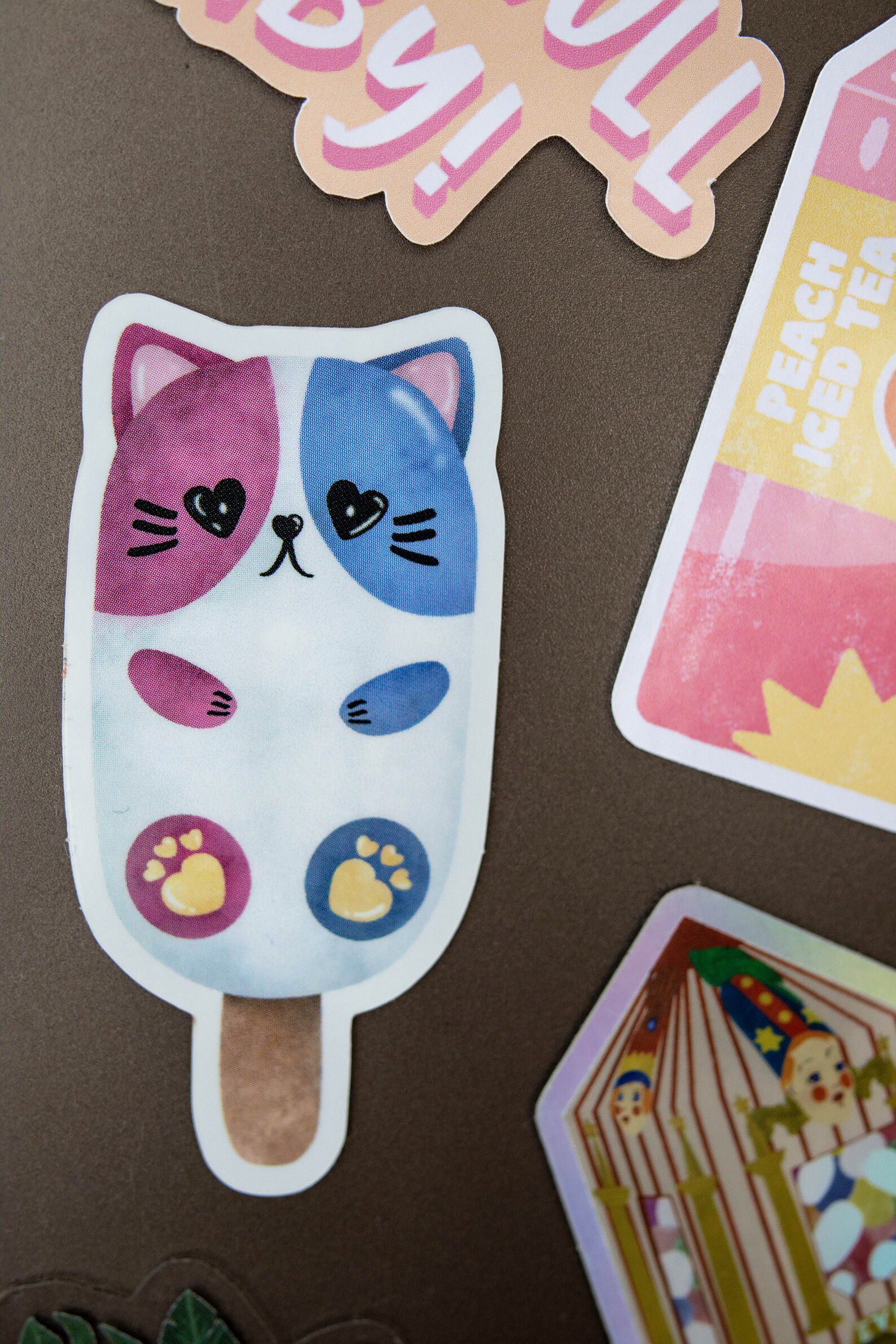 Stickers Kitty Cream