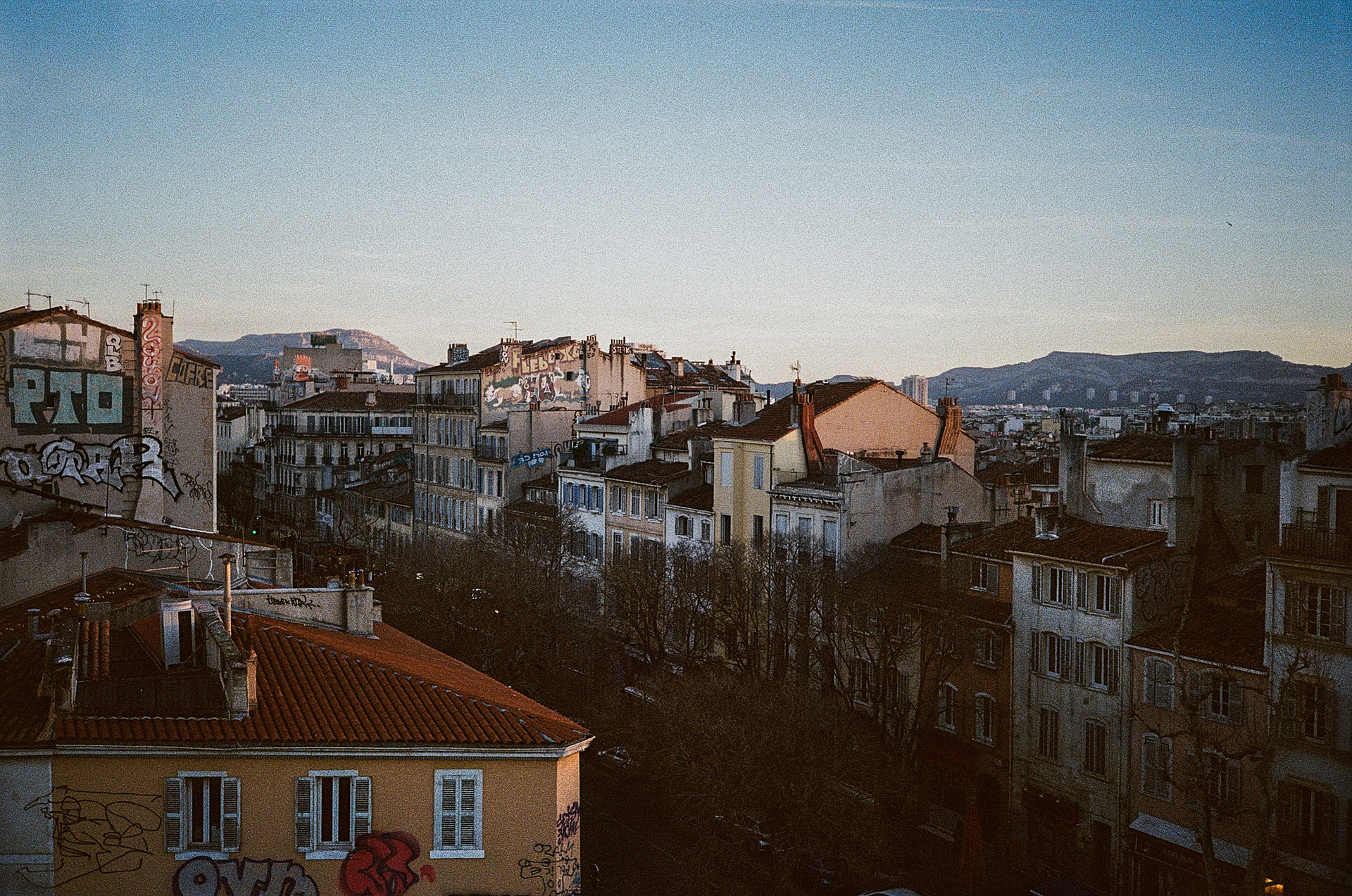 Marseille, couché de soleil, autour de mars 2024
