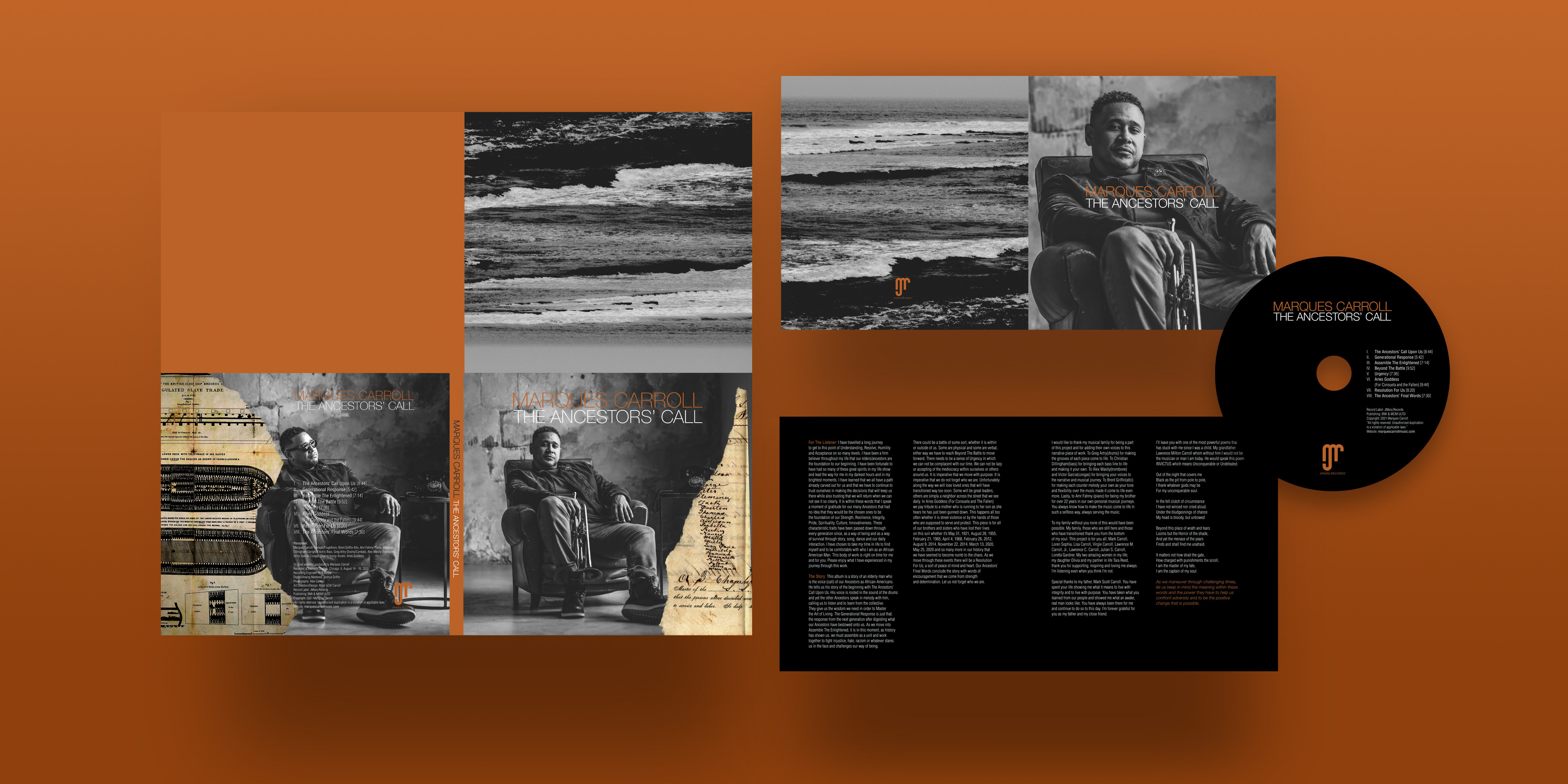 The Ancestor's Call CD Envelope
