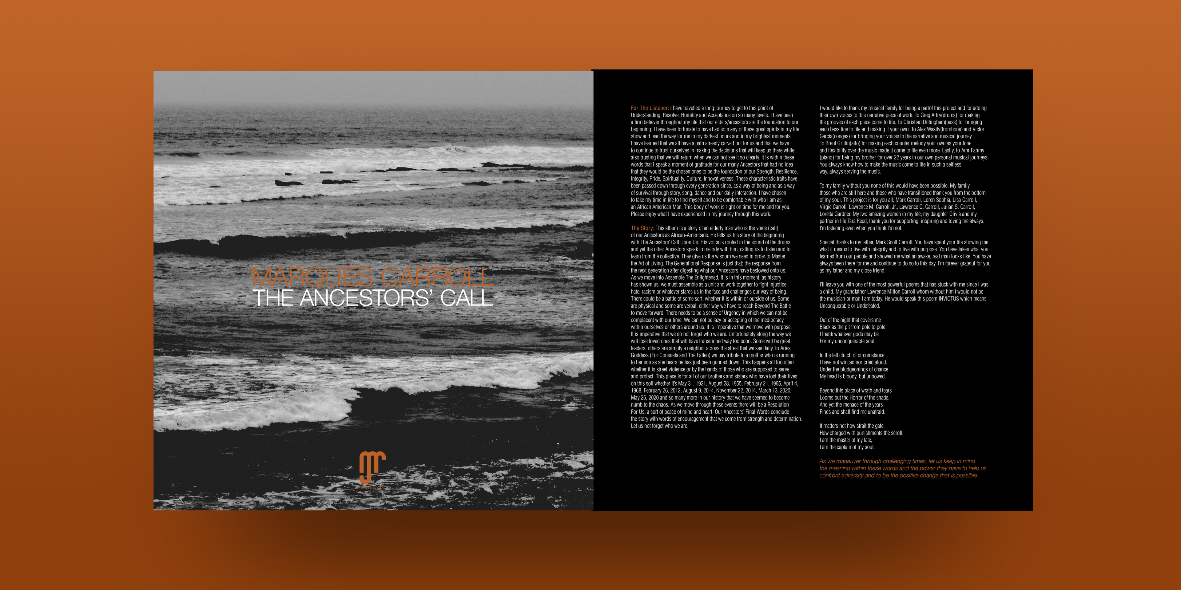 The Ancestor's Call Promo Release Sleeve