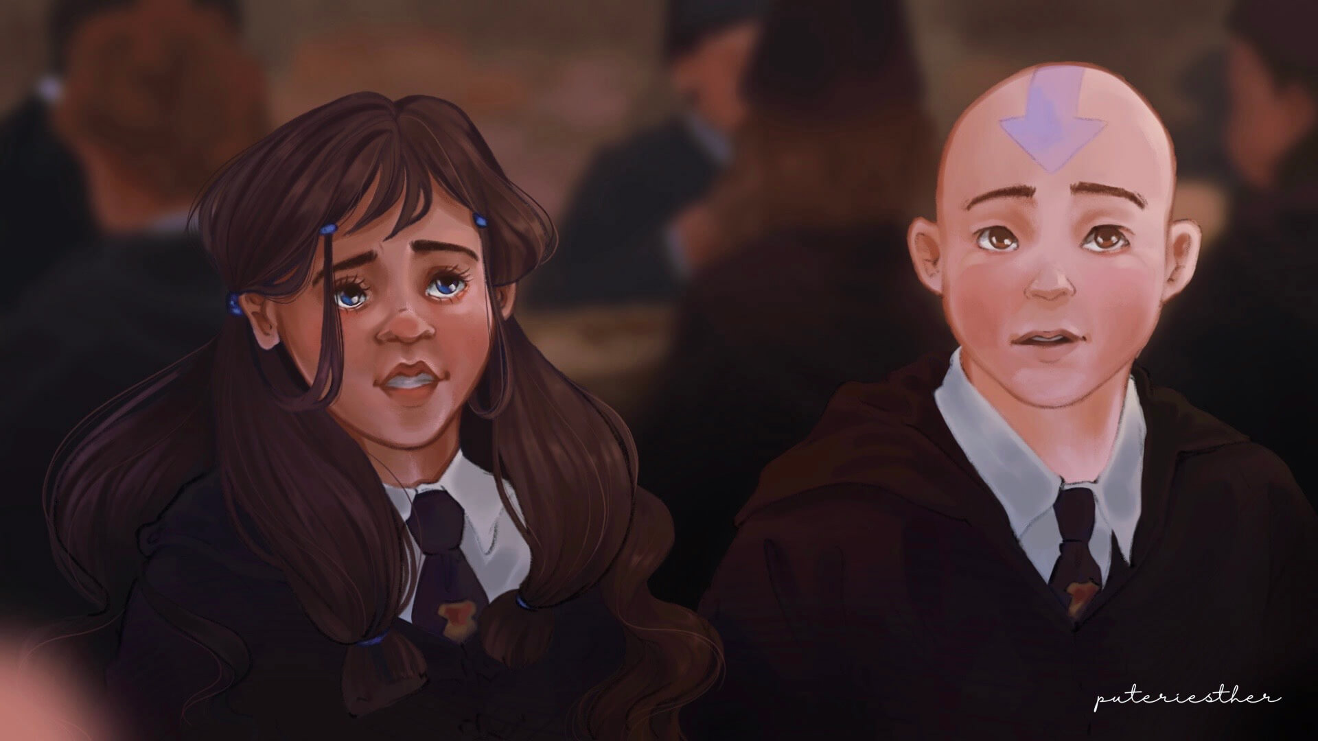 Harry Potter x The Last Air Bender