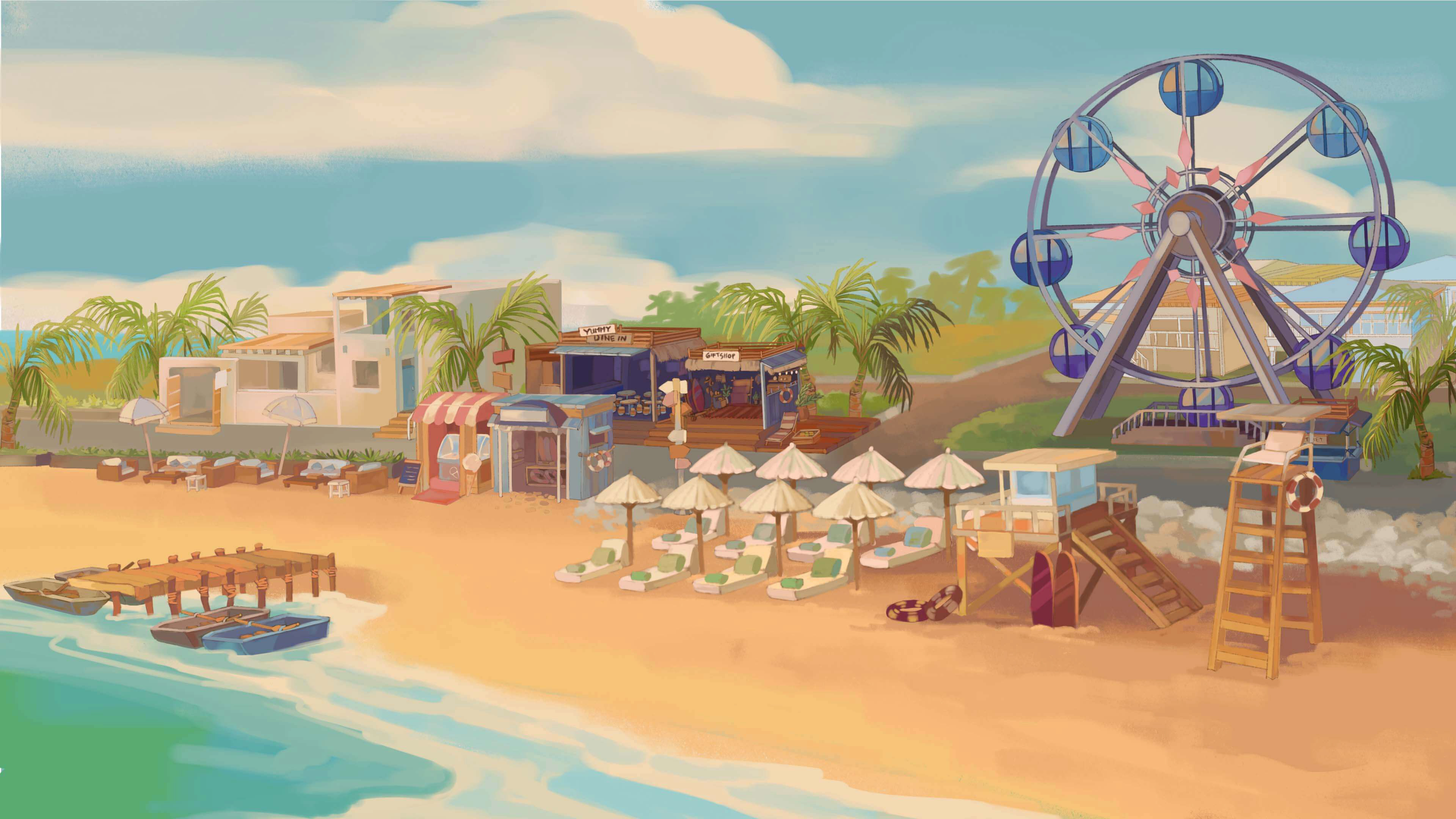 Concept Art - 3 Sekawan Animation