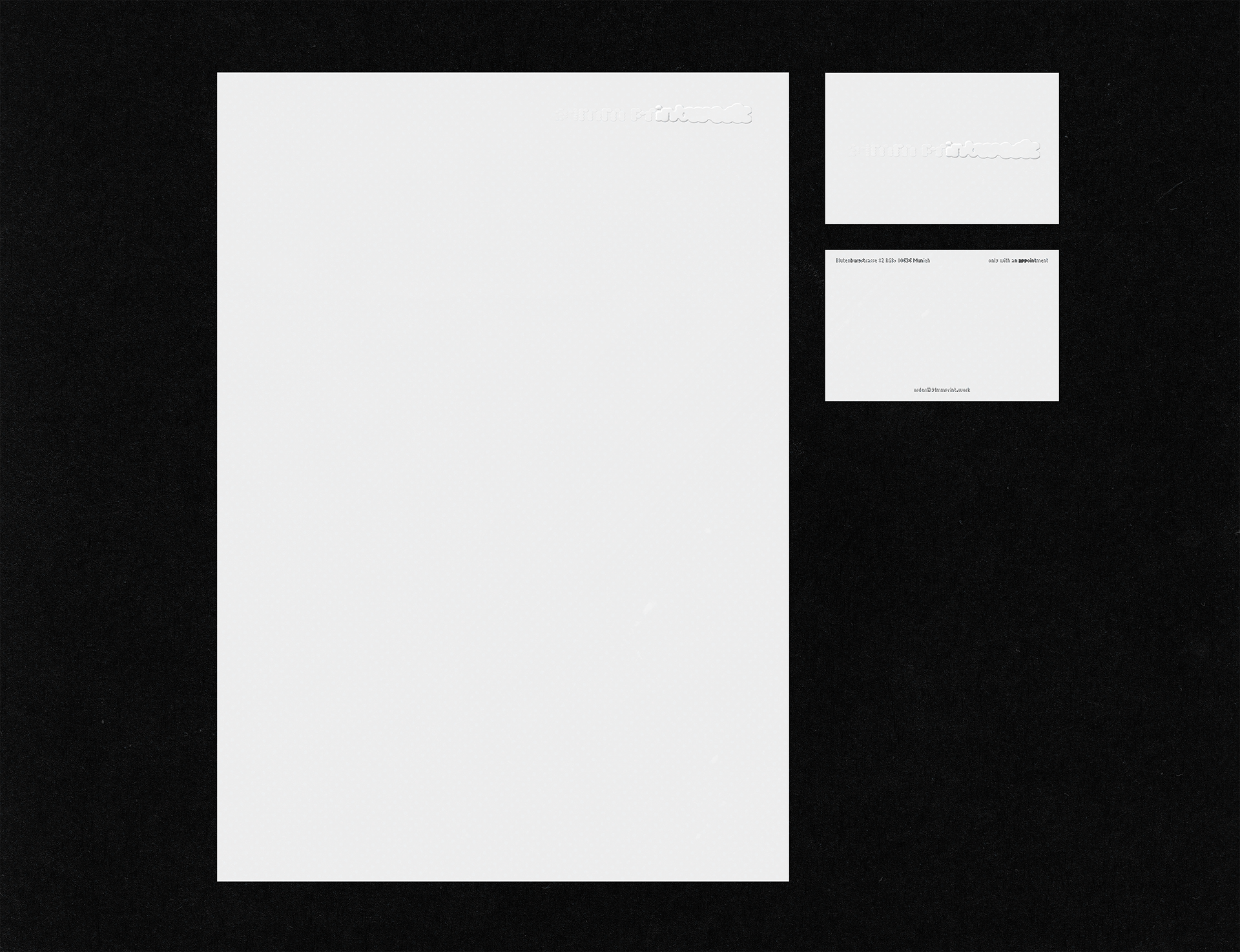 91MM Stationary Blind 3D Emboss