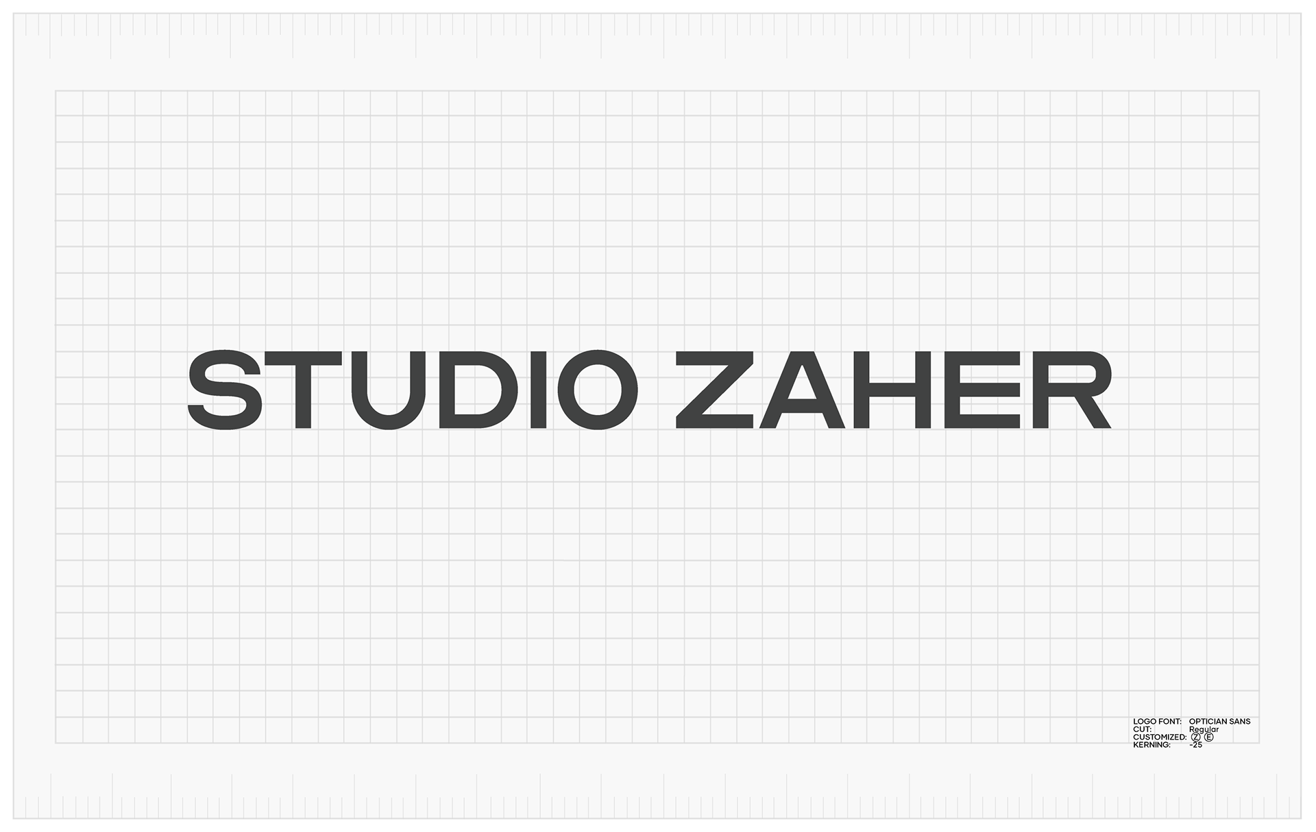 STUDIO ZAHER Logo Design