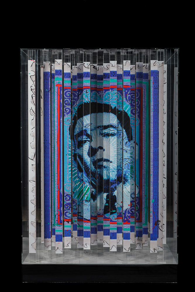 Kary Twins mixed media sculpture by Piers Bourke