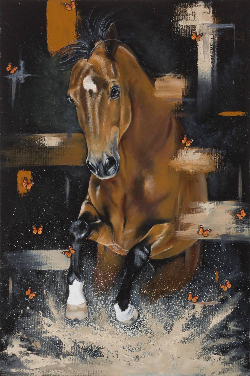 Chloe Brown, oil on canvas