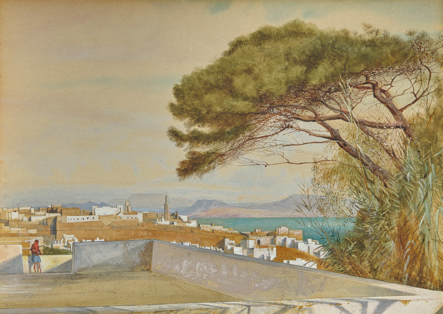 Watercolour by George Howard, ninth Earl of Carlisle