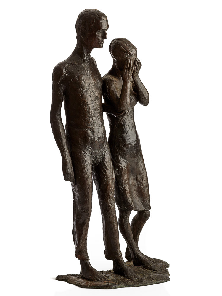 Pilgrims by Lyn Constable Maxwell, bronze
