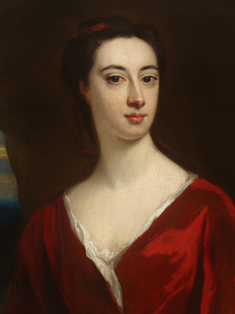 Lady Anne Howard, oil on canvas, detail