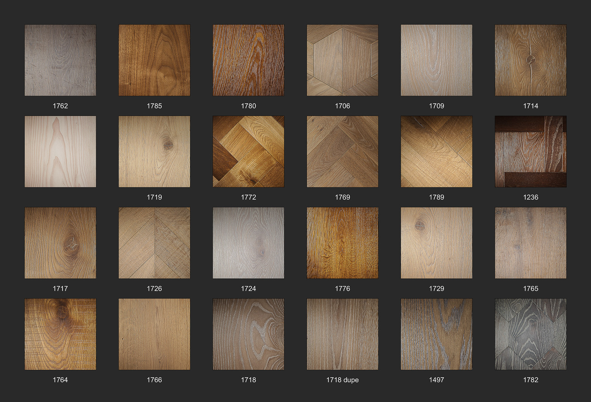 Samples board for Benott Flooring