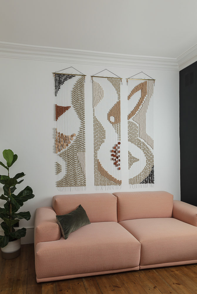 Rebecca Harker hanging ceramics