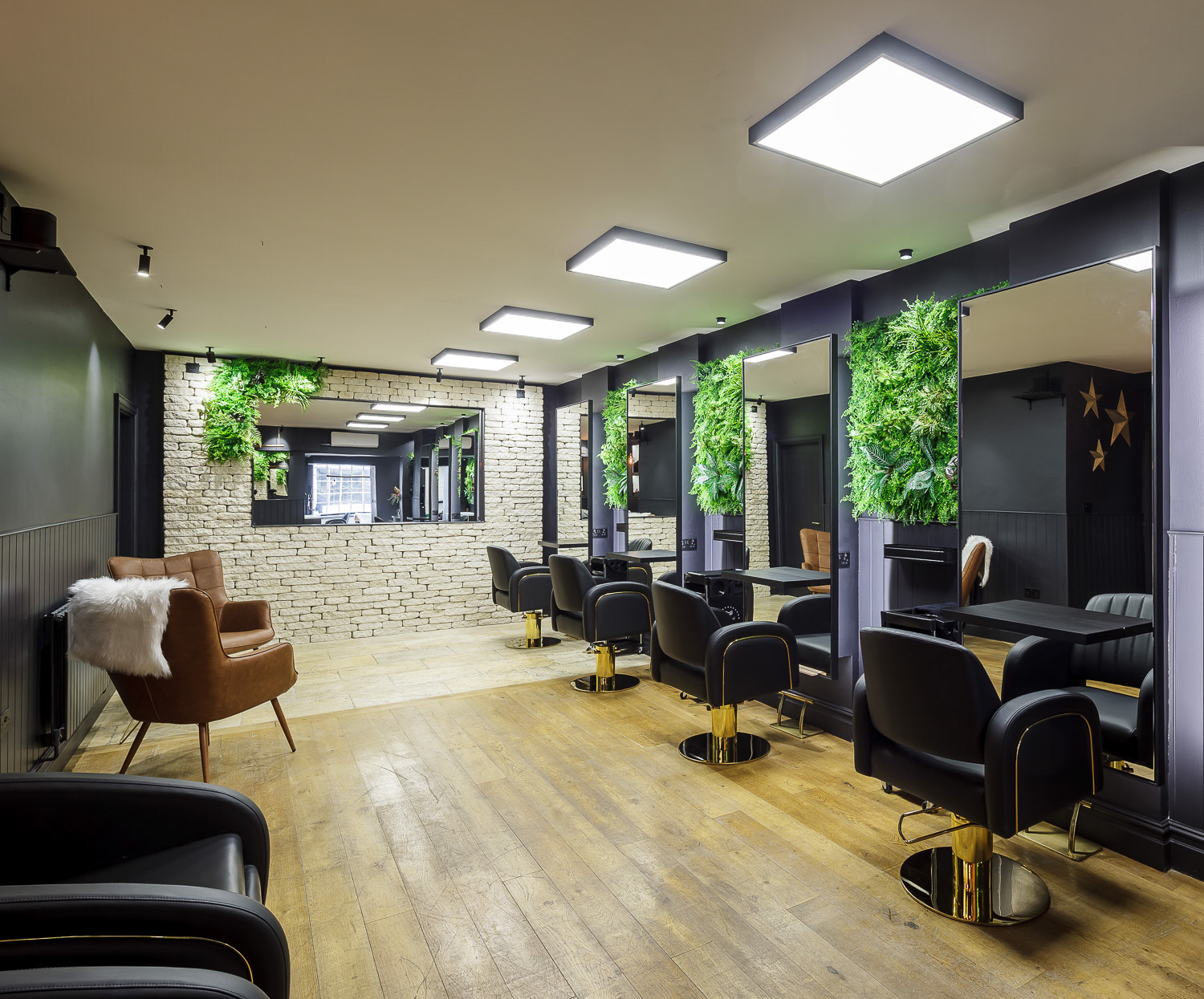 Hair salon: ambient only HDR with global adjustments....