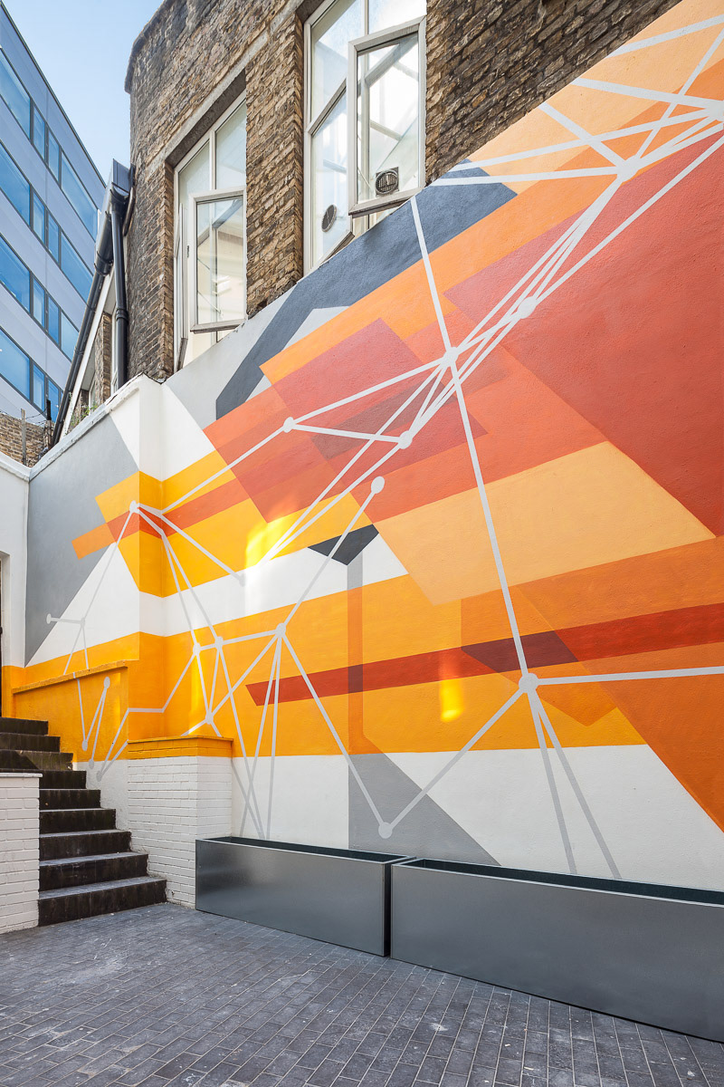Mural commissioned by Morrow Lorraine , Paul St, London