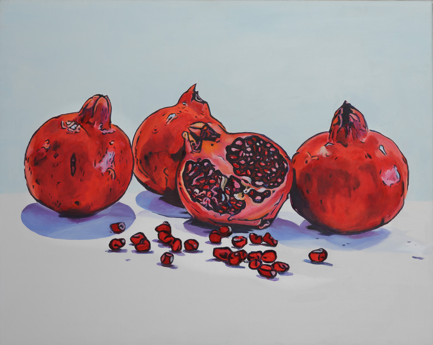 Deborah Pearce, acrylic on paper