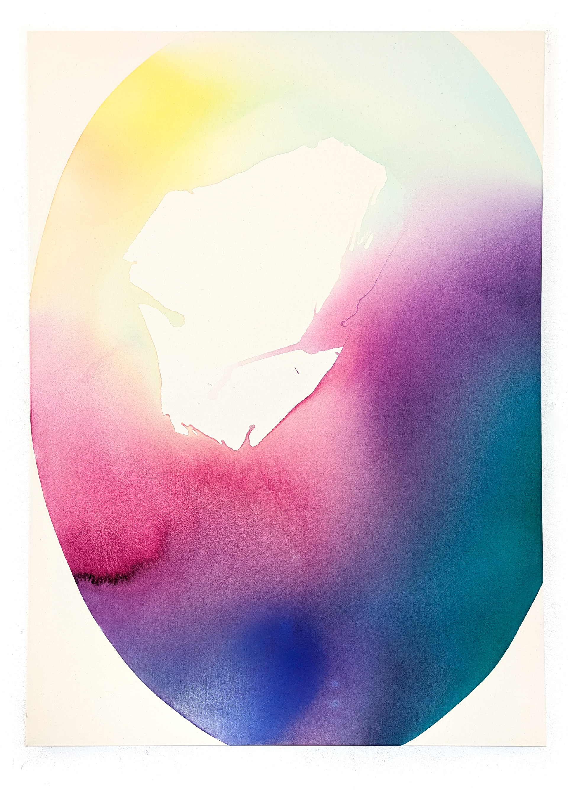 262      140 x 100 akryl, barwnik na bawełnie 2025