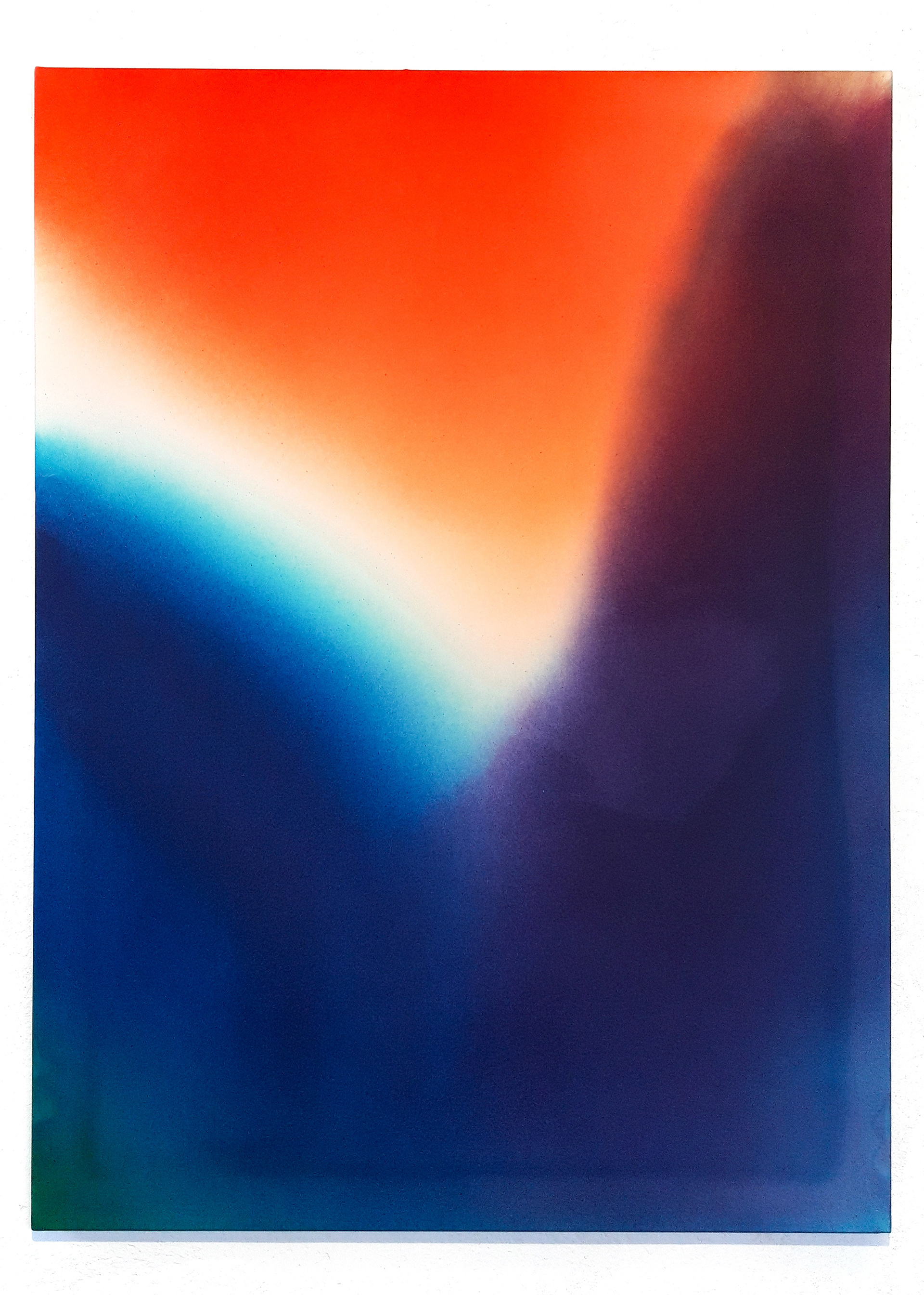 132 100x70 pigment na płótnie 2023 Kolekcja prywatna