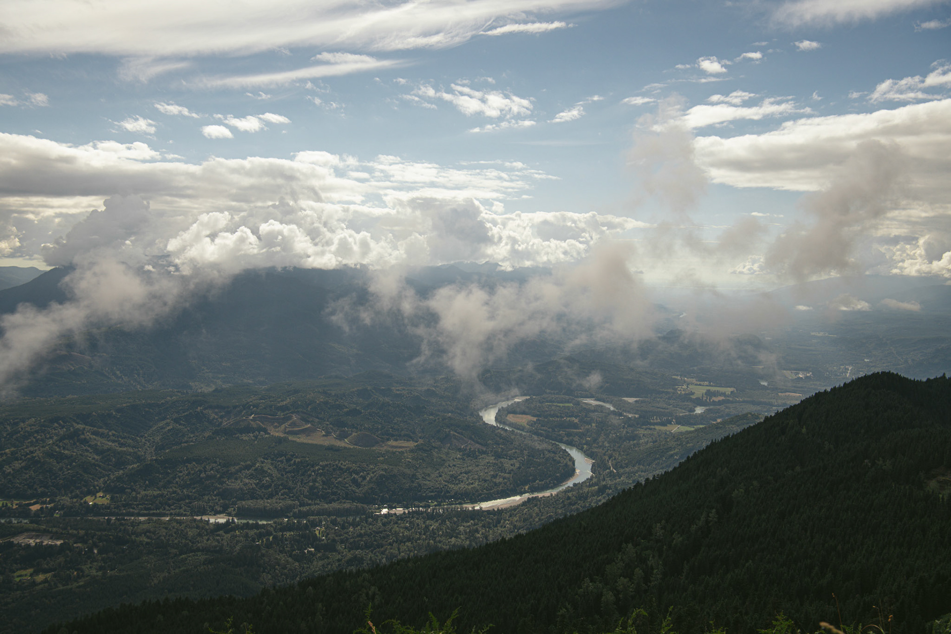 View from the beginning of the trail
