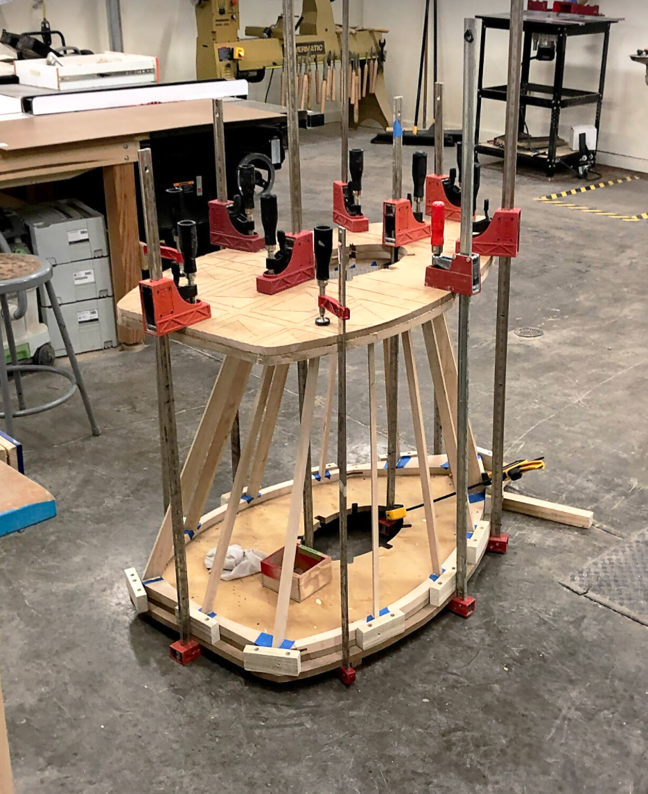 Clamping the Cone Frame