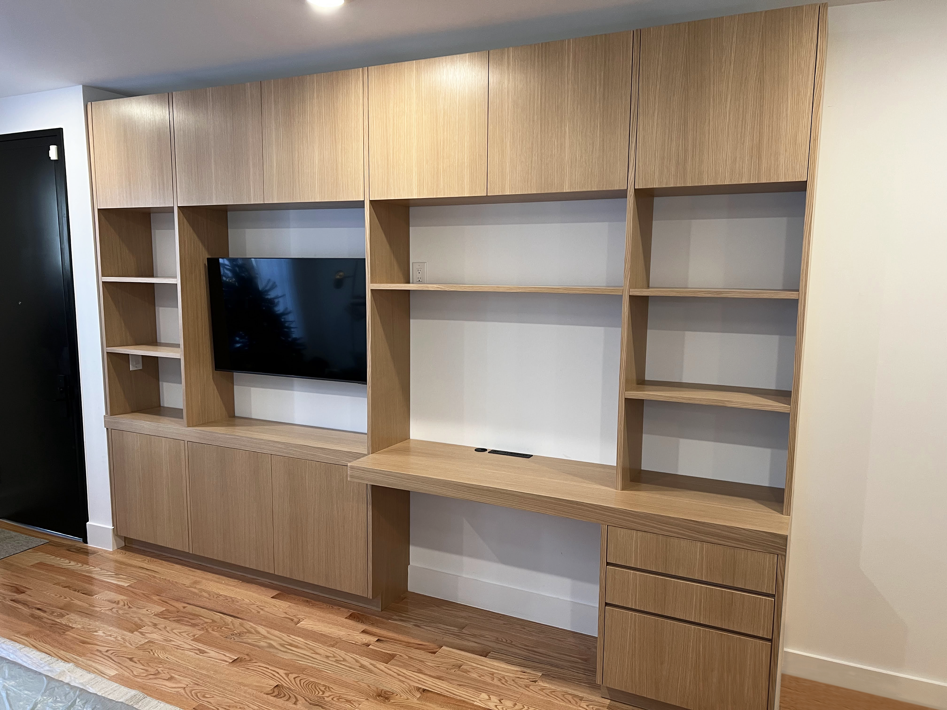White Oak Office/Built-in