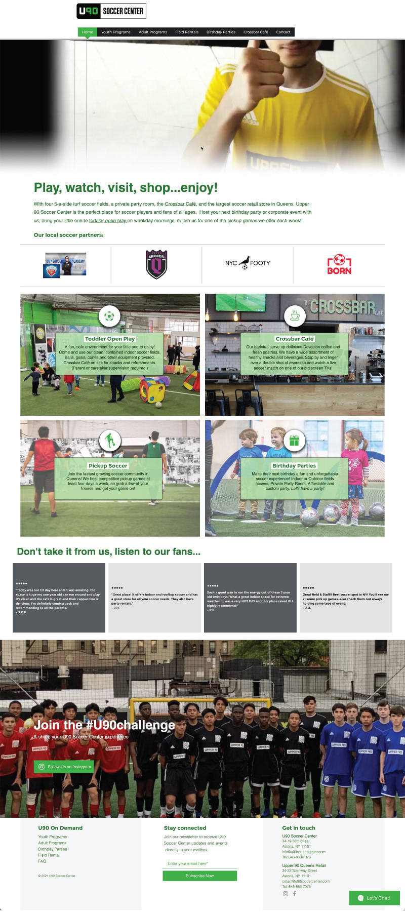 u90soccercenter.com