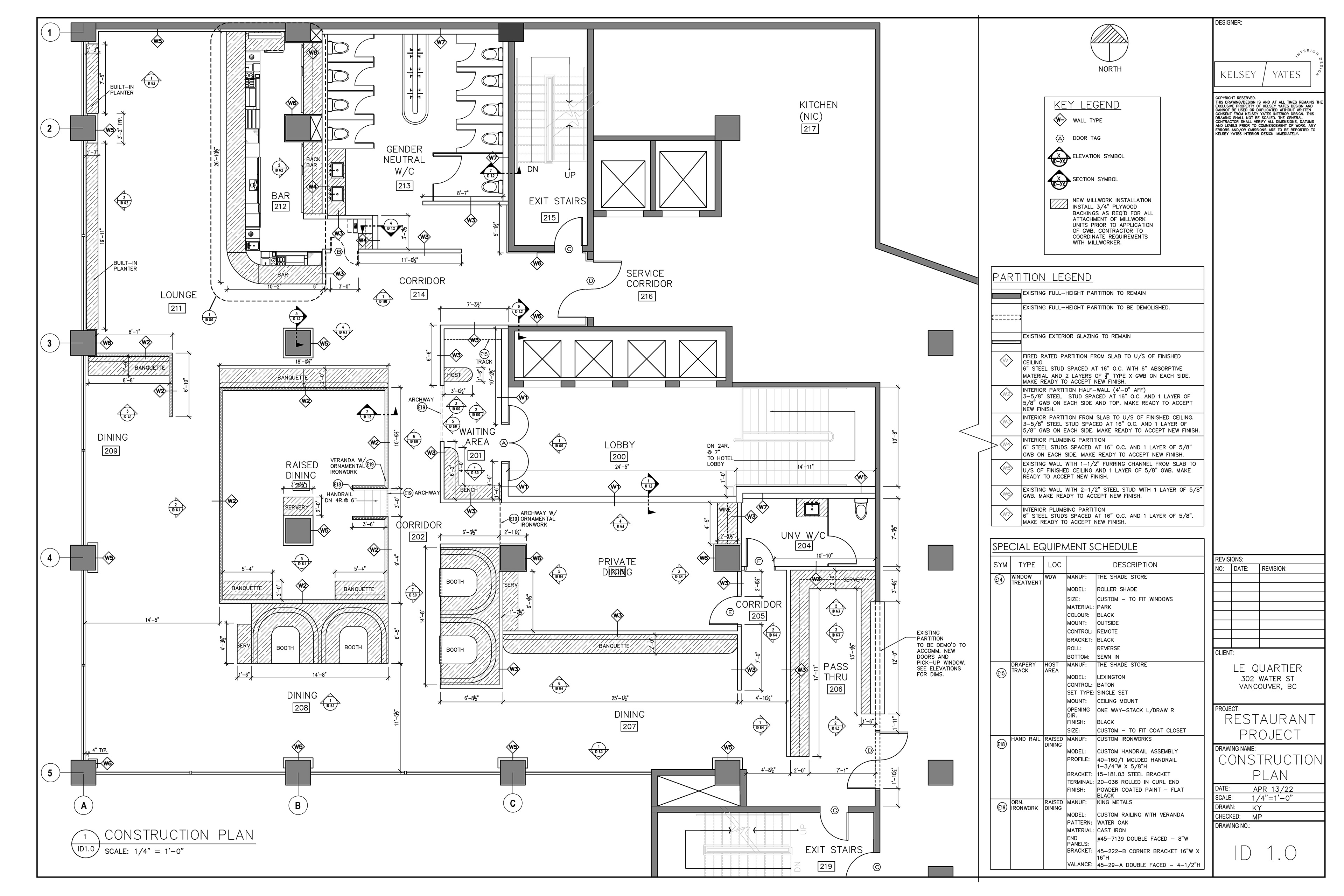 Construction Drawings - Construction Plan (AutoCAD)