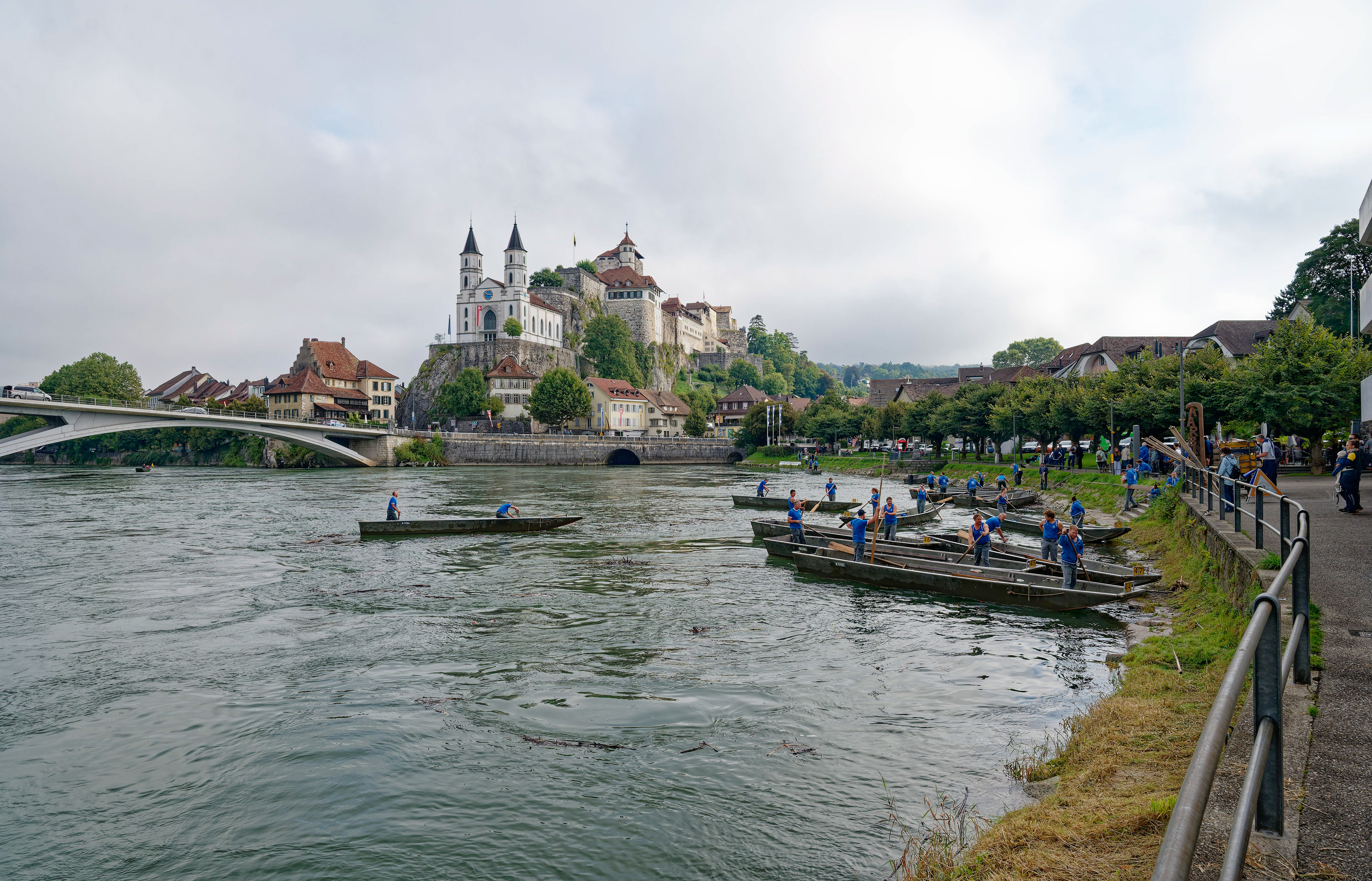 Pontoniere Ottenbach, Endfahren Aarburg 2025