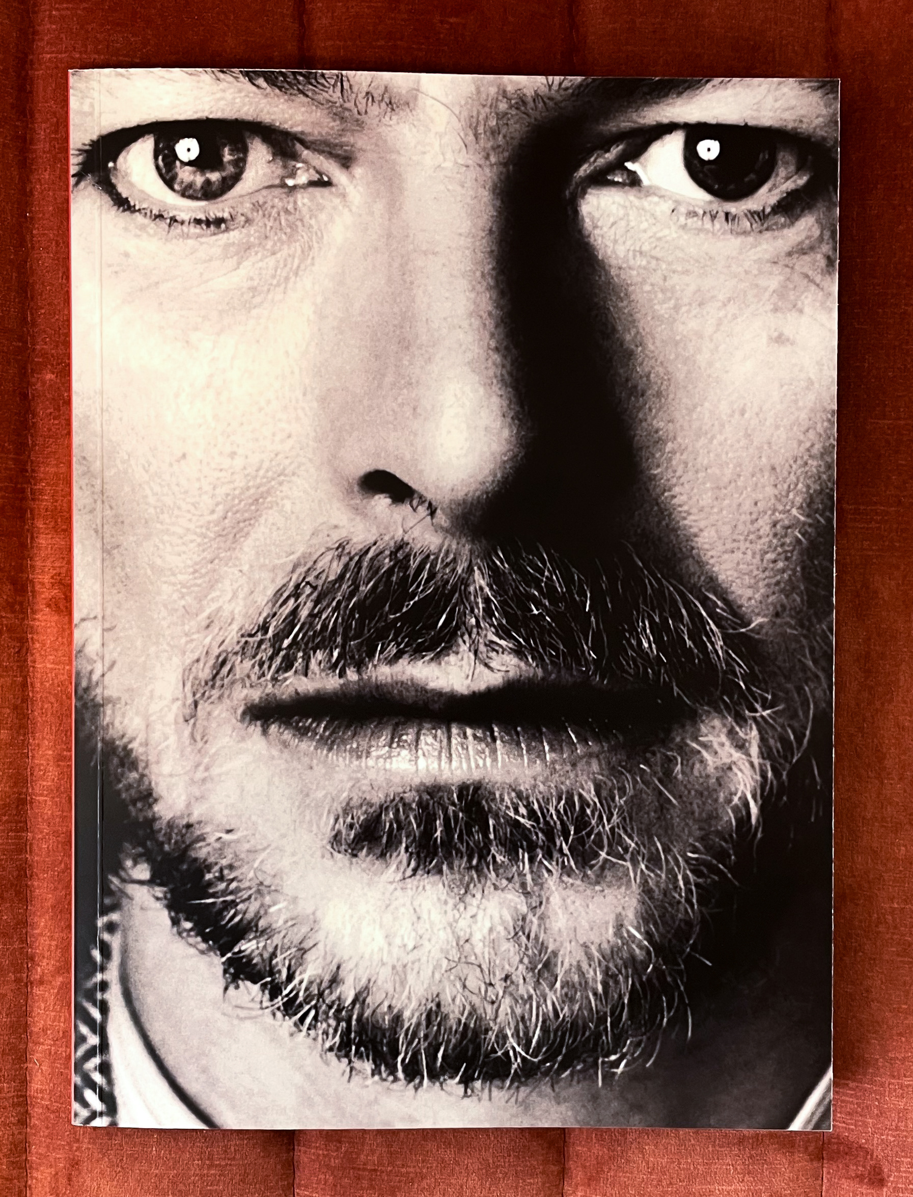 The back cover: shows Bowie without the makeup and costumes