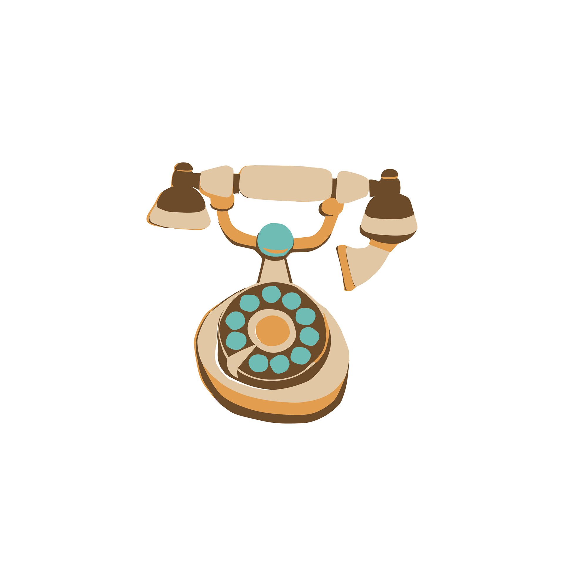 Retro-style phone