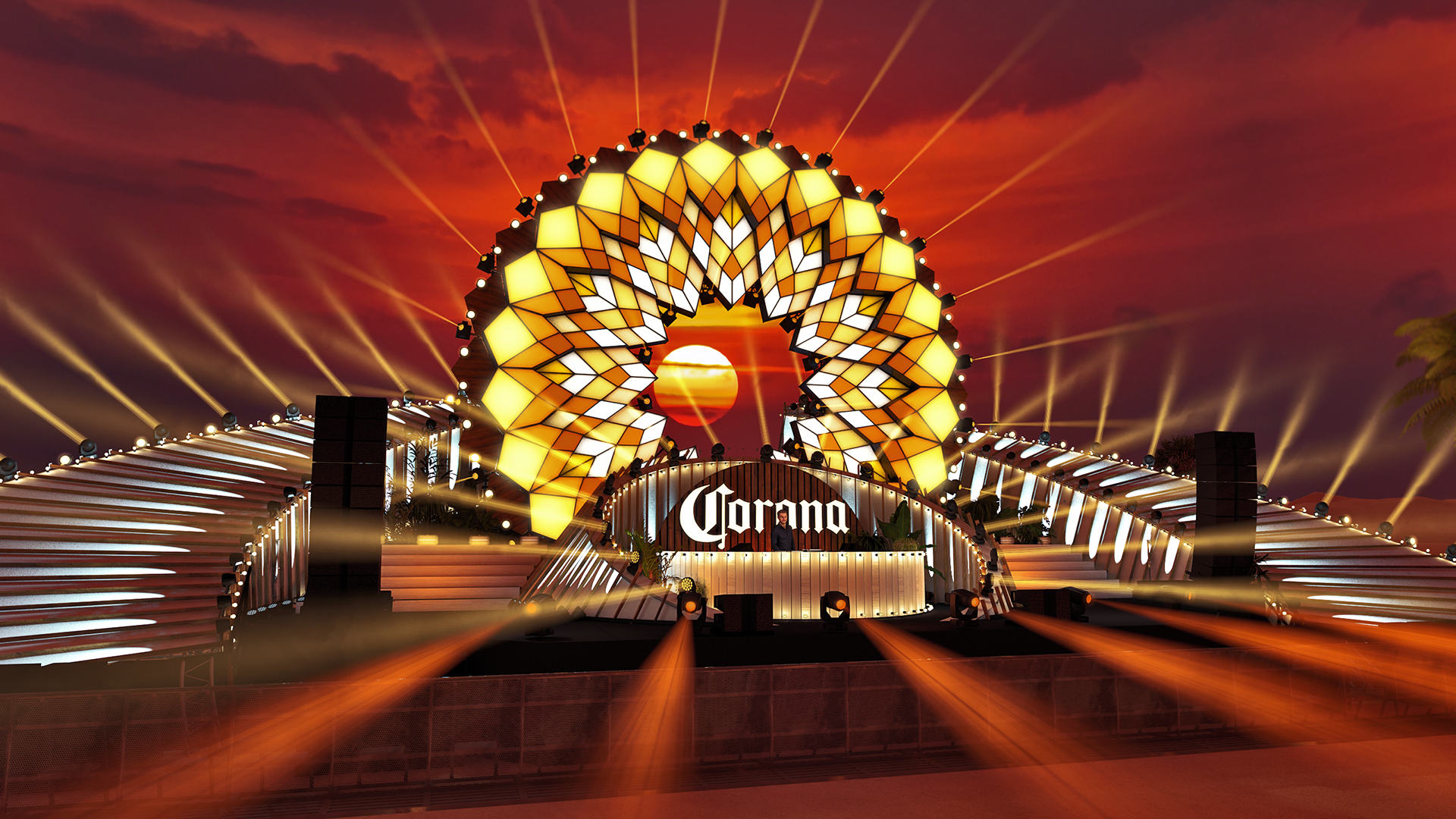 Sunset Render - Lights