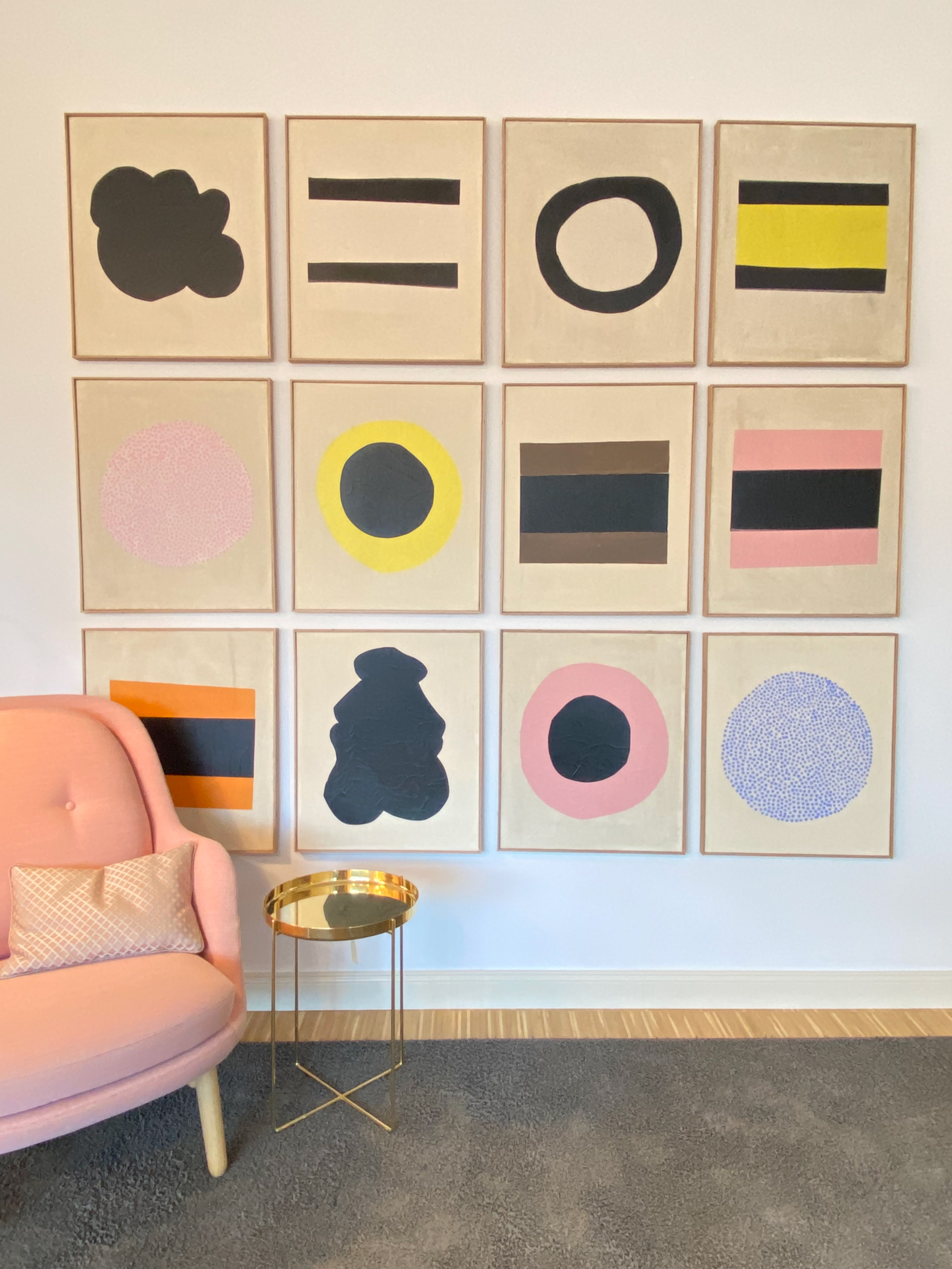 Untitled (Liquorice Allsorts) / 2021 / 180 x 200 cm