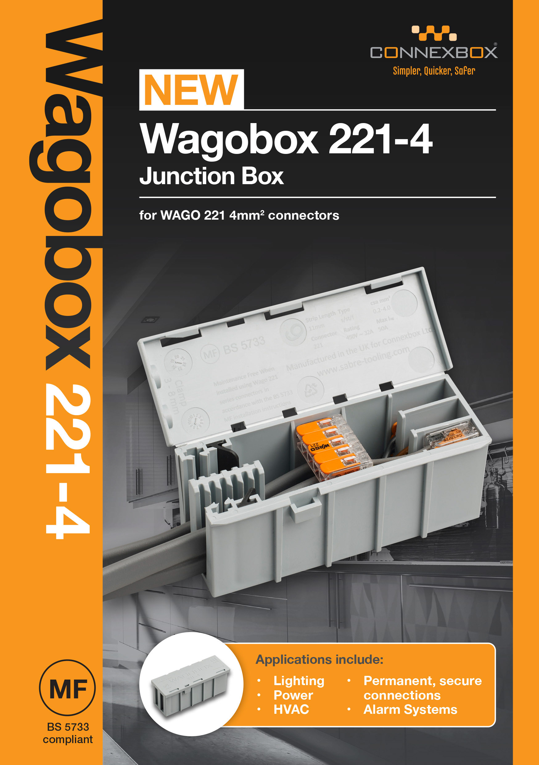 Product information flyer - front