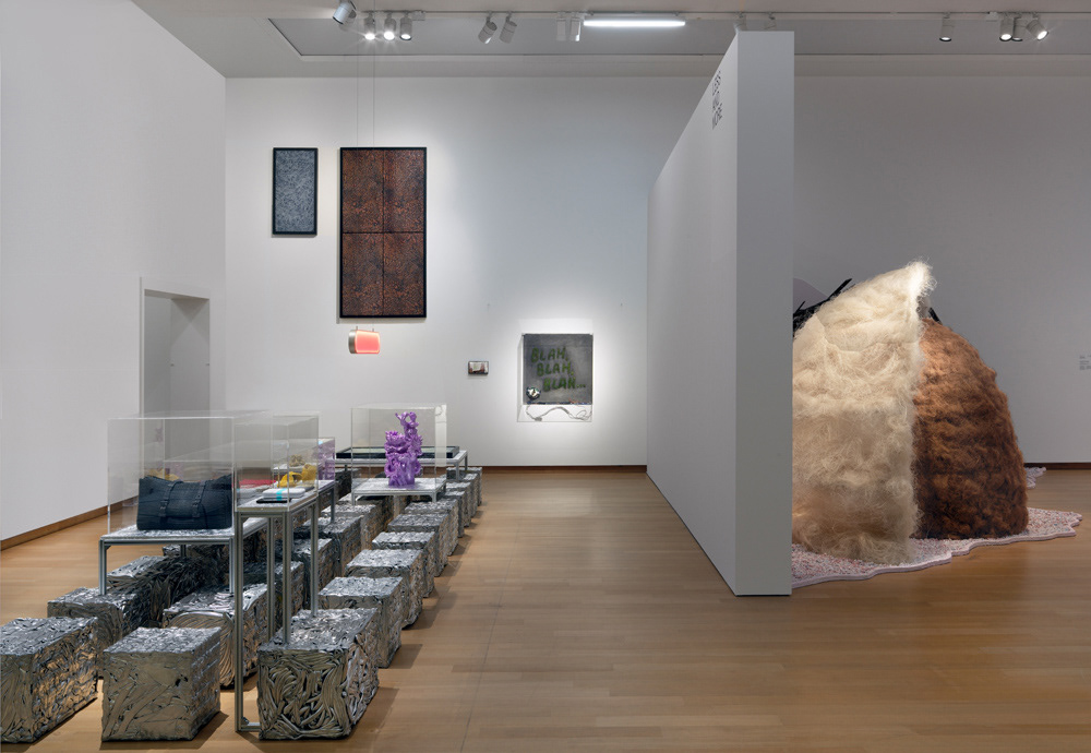 Installation view It's Our F***ing Backyard. Designing Material Futures. Stedelijk Museum Amsterdam. Photo: Gert Jan van Rooij