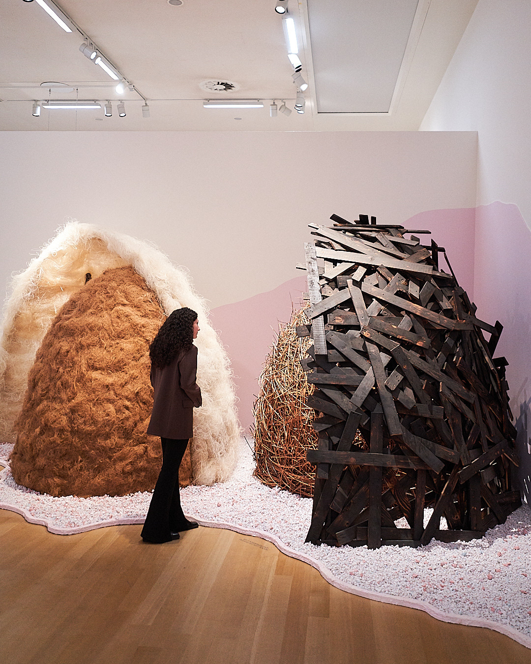 Installation view It's Our F***ing Backyard. Designing Material Futures. Stedelijk Museum Amsterdam. Photo: Gert Jan van Rooij