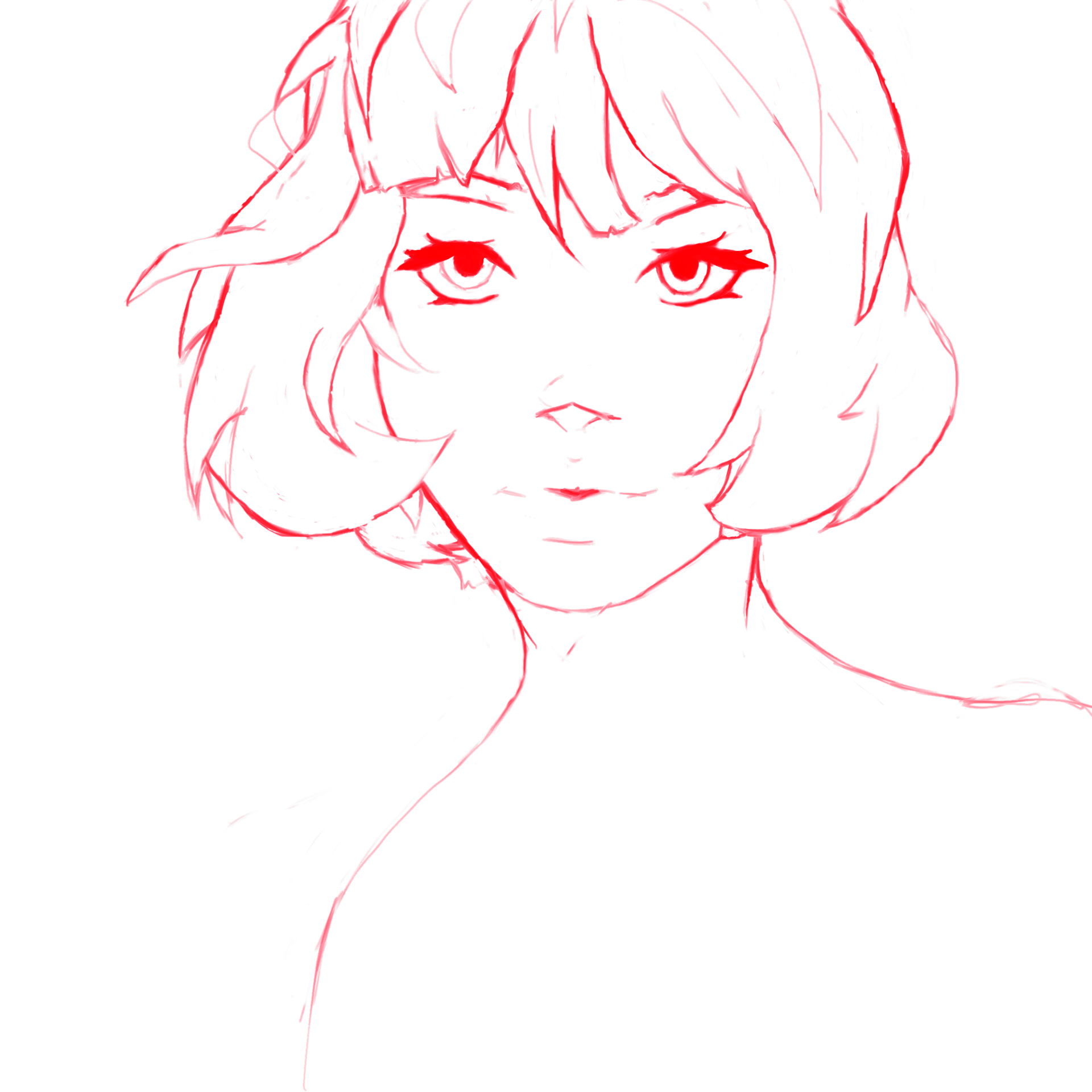 Day 4 I decided to focus only on lineart, because I was not feeling happy with it and I felt like I had to improve it.