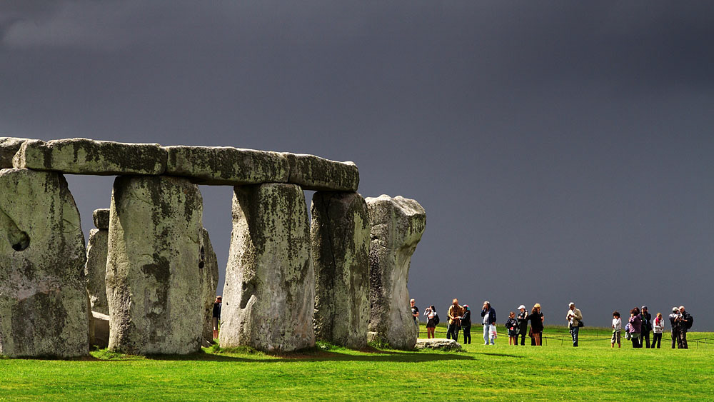 Stonehenge kurz vor einem Unwetter