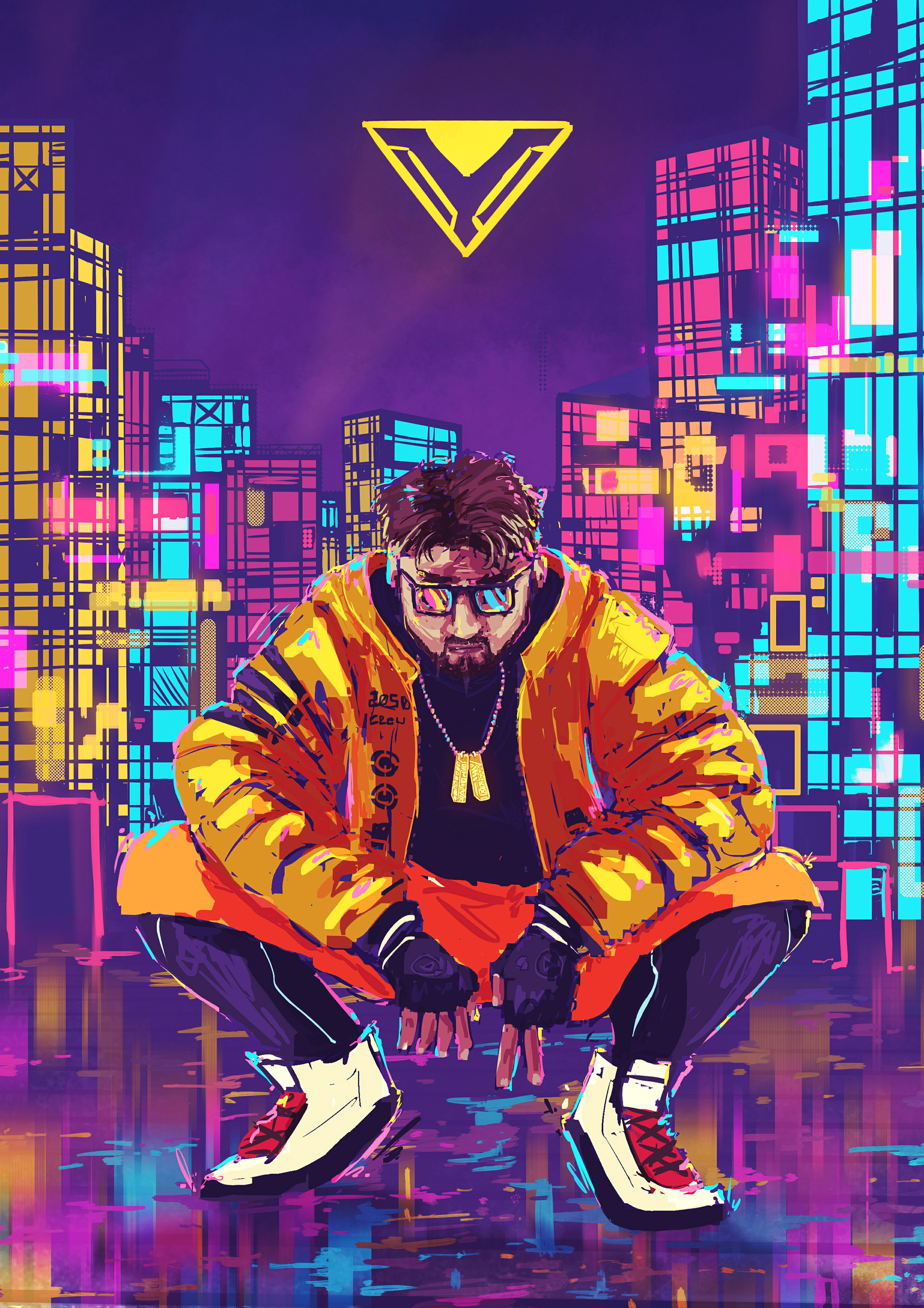 Cyberpunk Selbstporträit