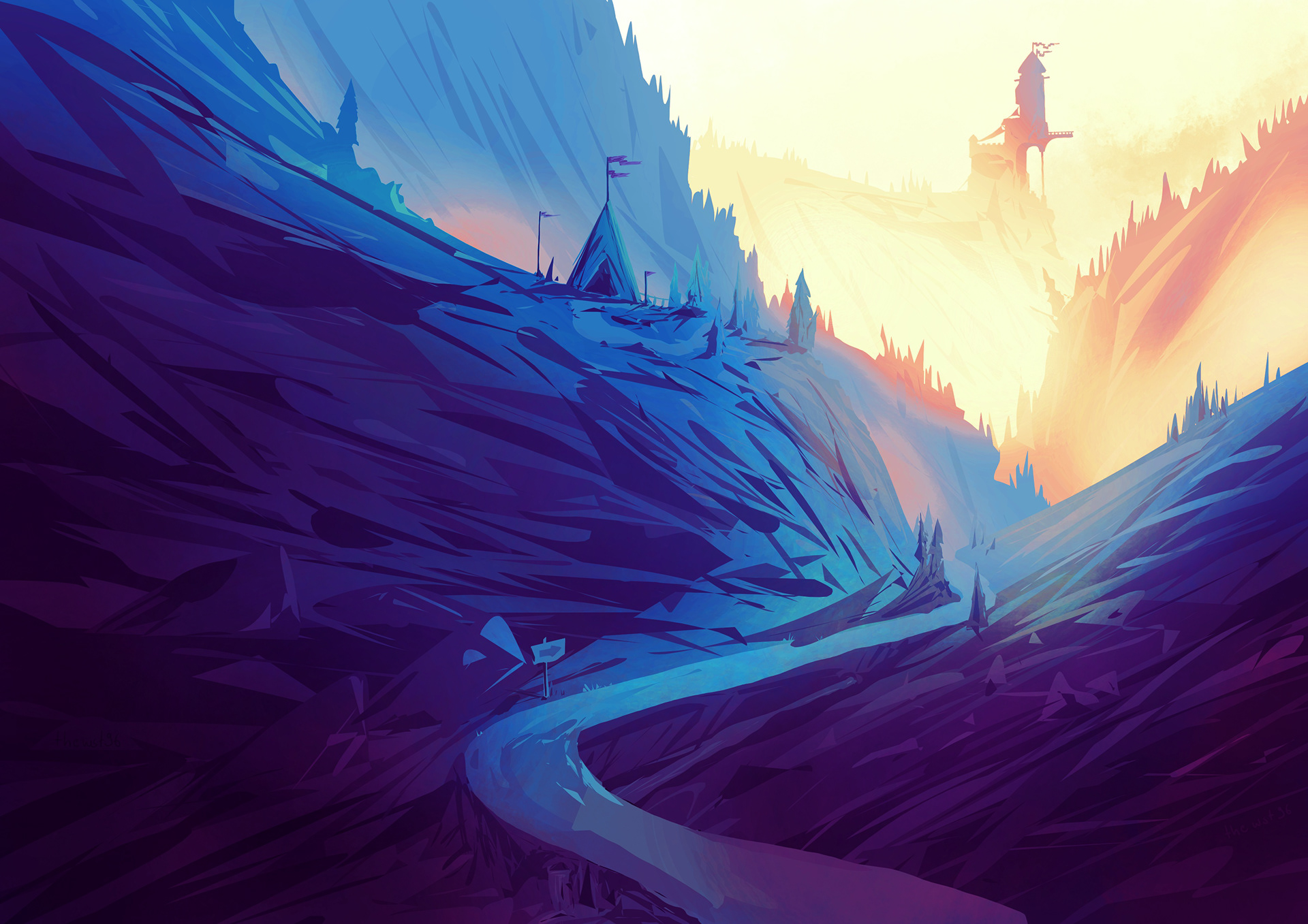 Arbeit aus Concept Art Workshop (ich war Leiter)