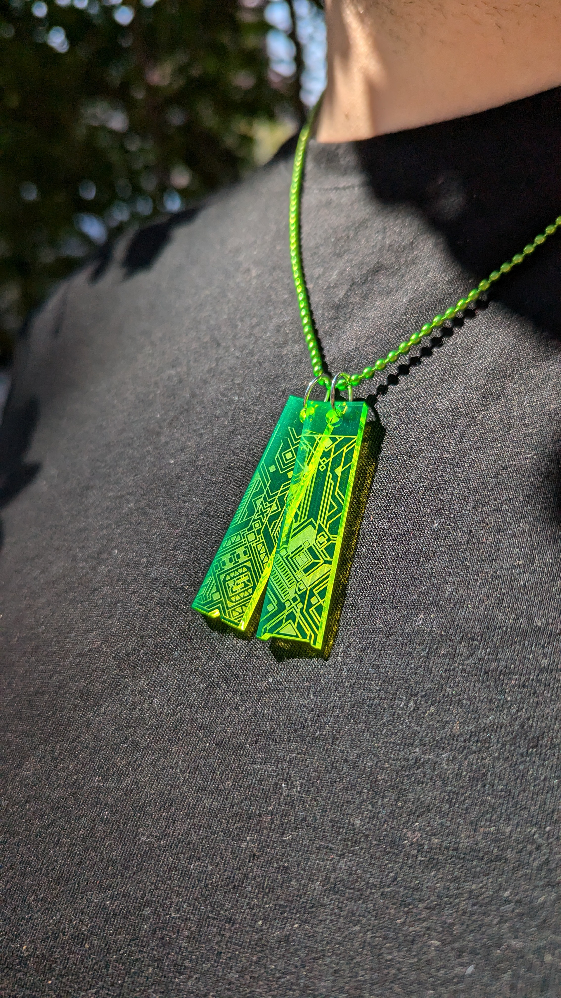 Lasertags Halskette