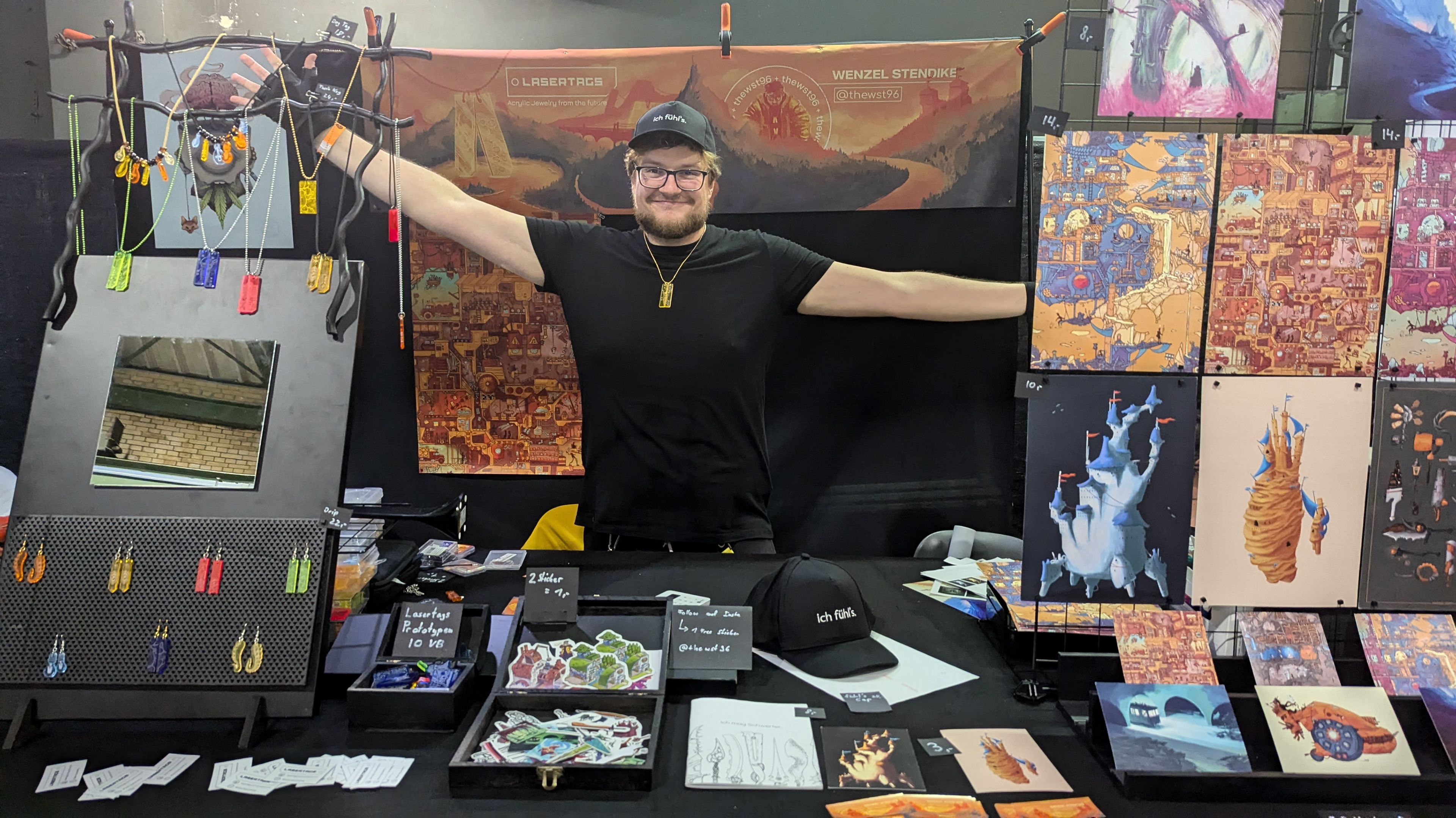 Mein Stand bei den Art Days Leipzig 2024