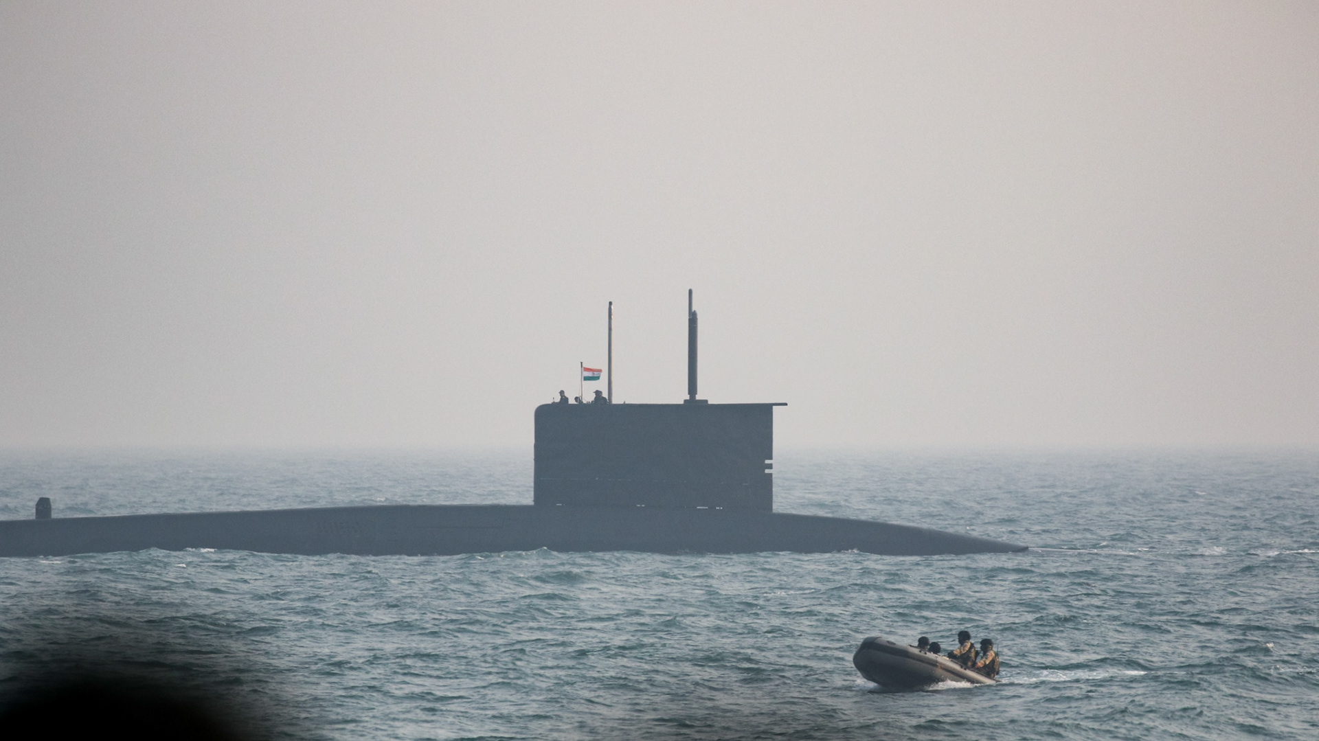 INS Shalki (S46) - Shishumar class attack sub, commanded by Cdr Rahul Patnaik