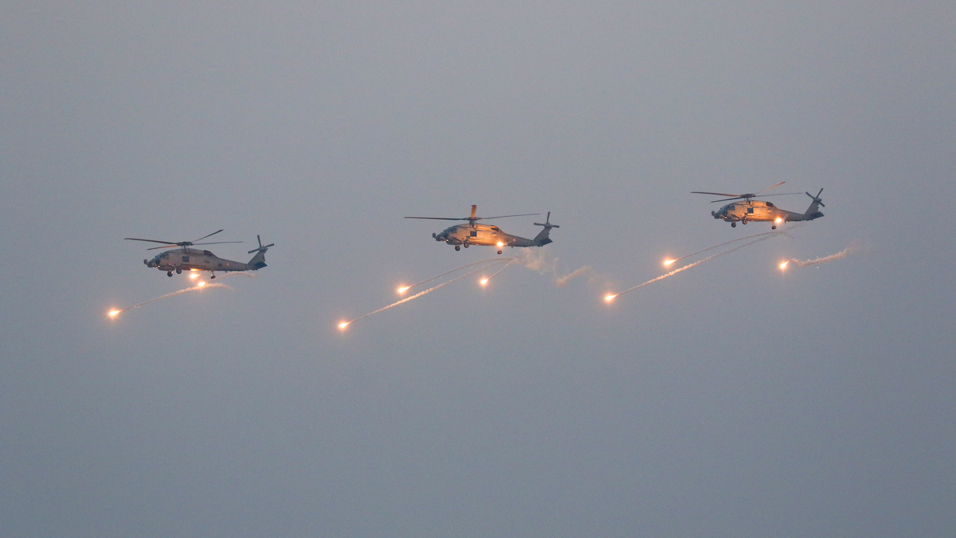 Led by Seahawk leader Capt Raj Kishore, with Cdr Rakesh and Cdr Harpreet Singh