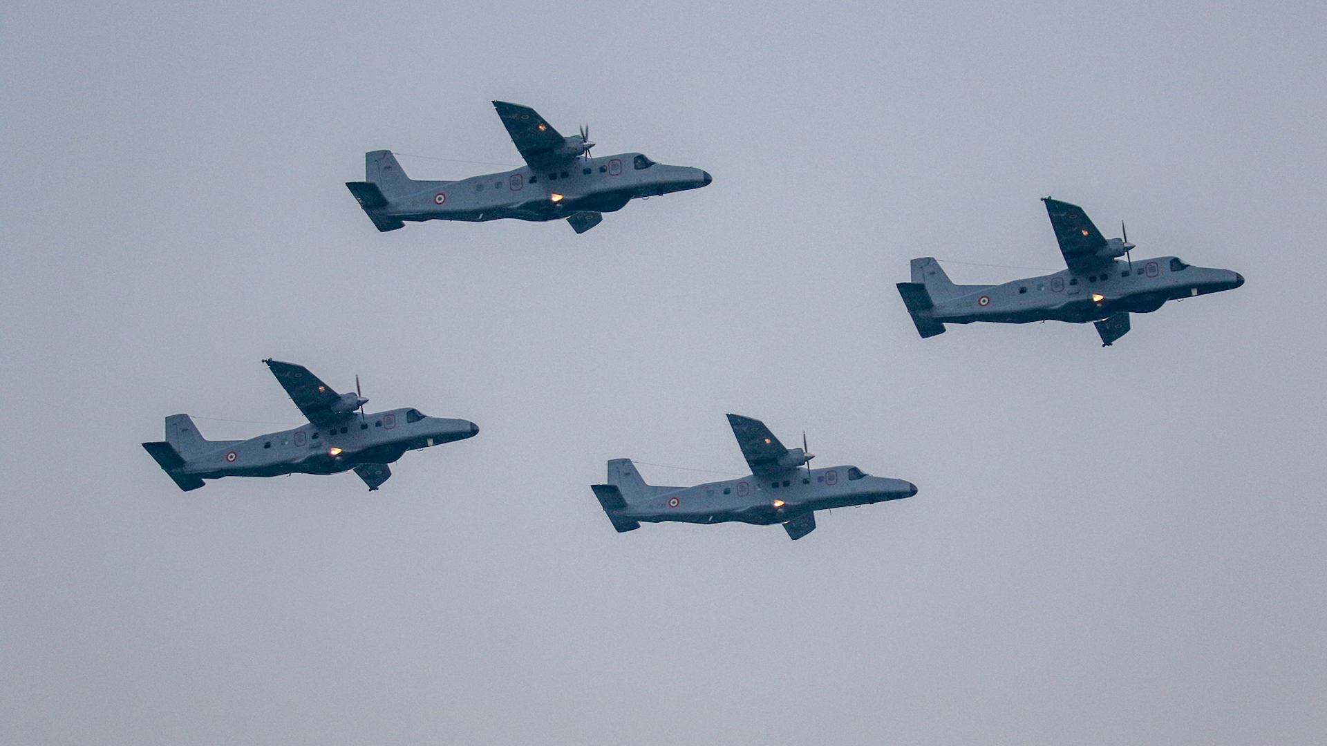 INAS 311 - The Kites, led by sqn CO Cdr Abhinav Handa