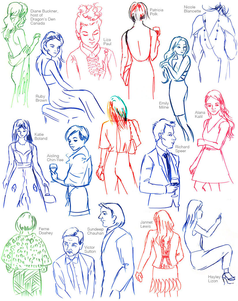 live sketches from 2014 Canadian Screen Awards at Sony Centre in Toronto