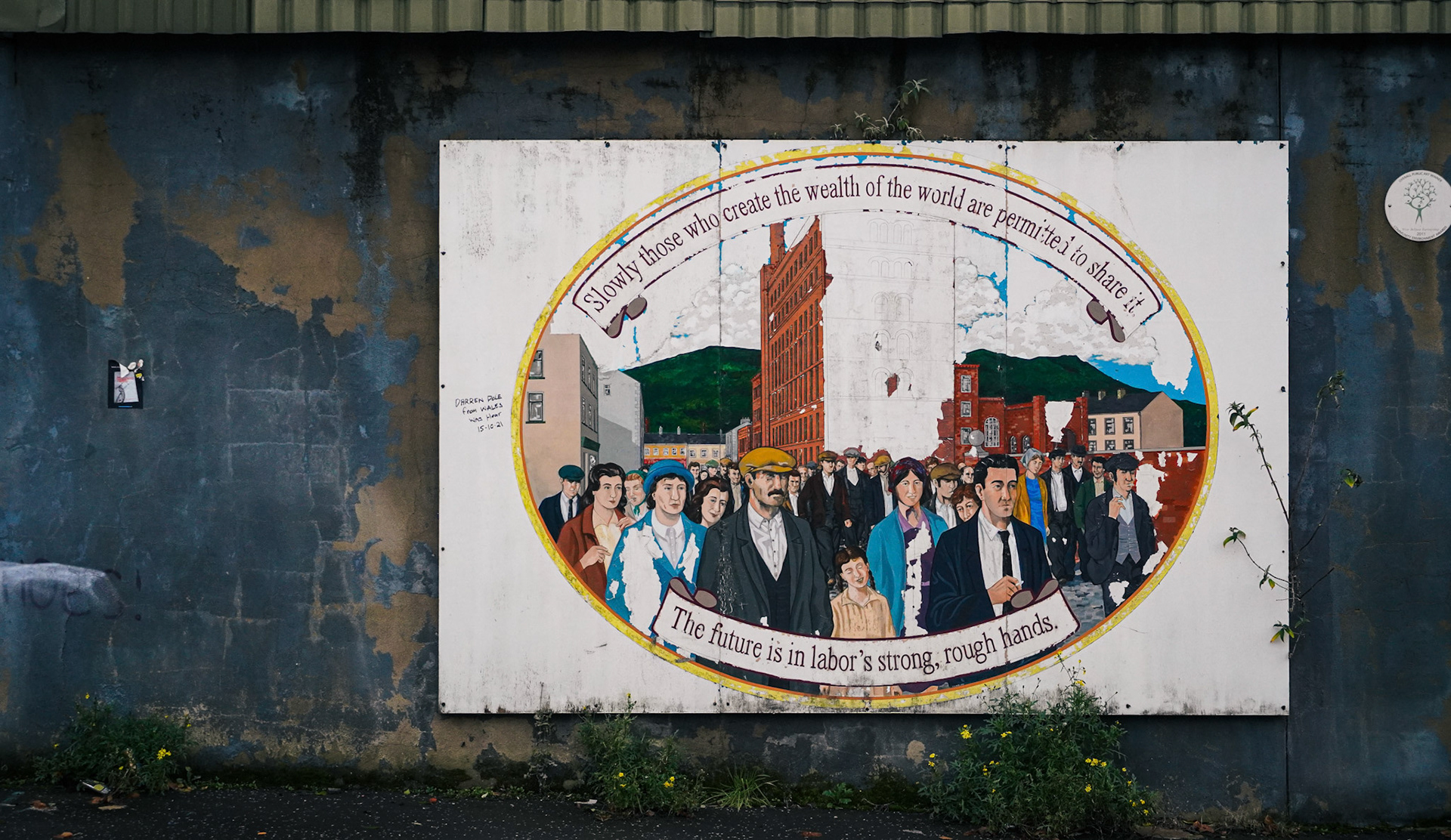 Mural on the Peace Wall
