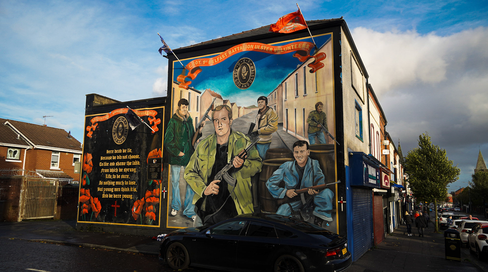 Mural on Shankill Road, Belfast